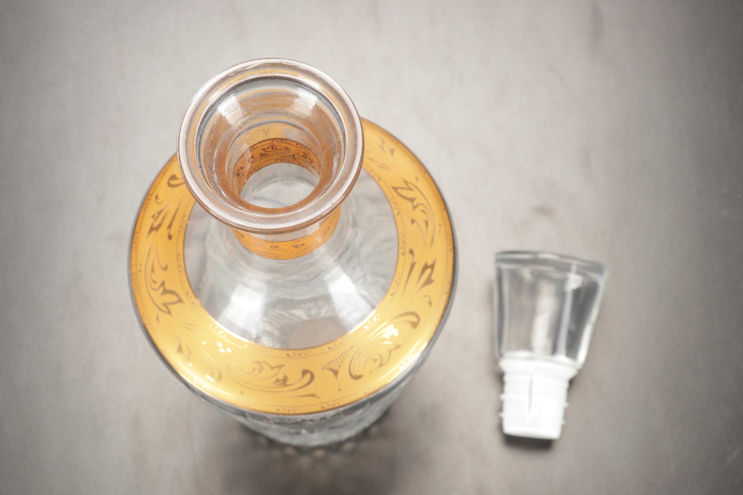 Studio Crystal Decanter and Tumblers