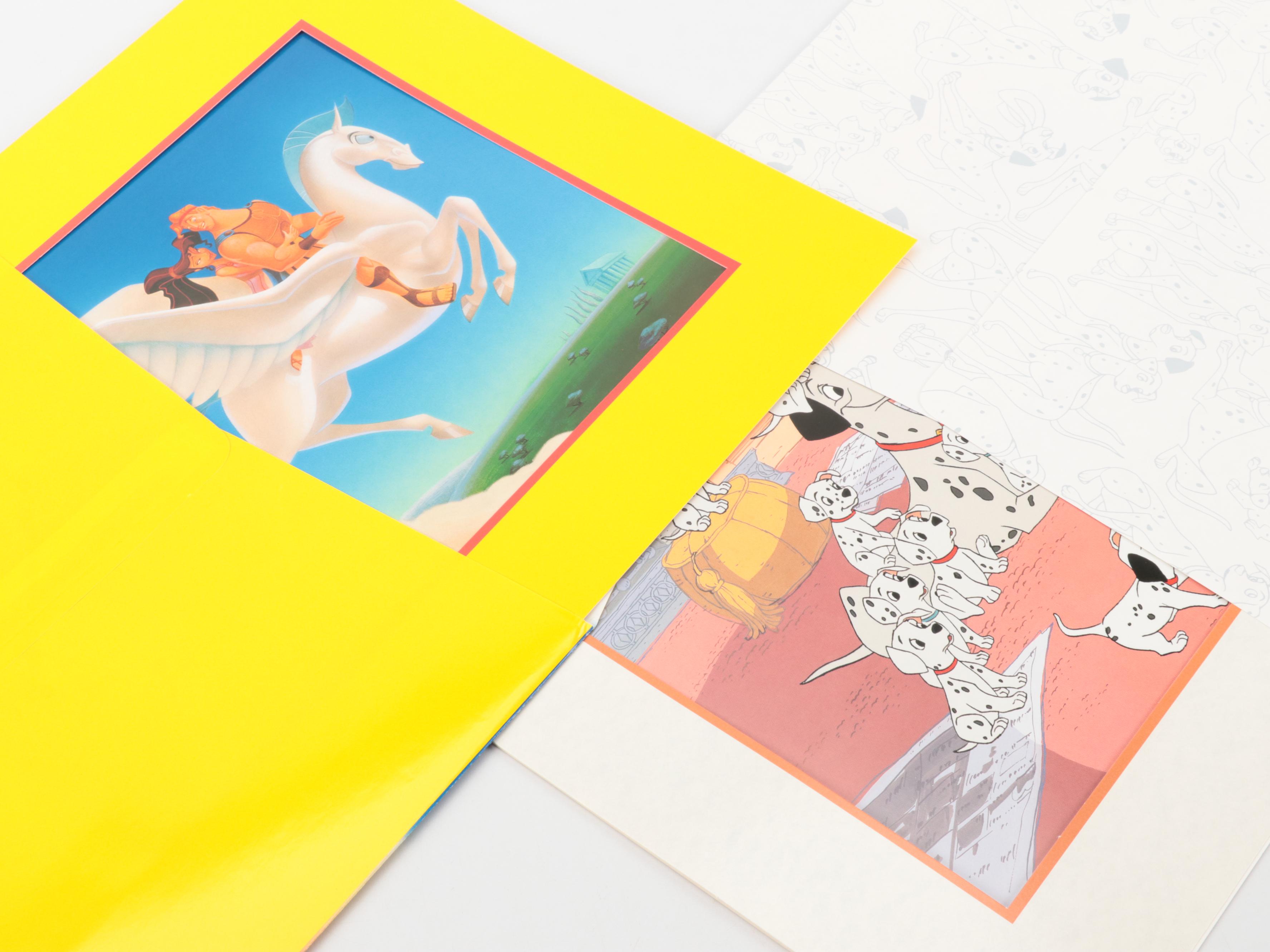 Disney Offset Lithographs from "The Little Mermaid," "The Aristocats," and More