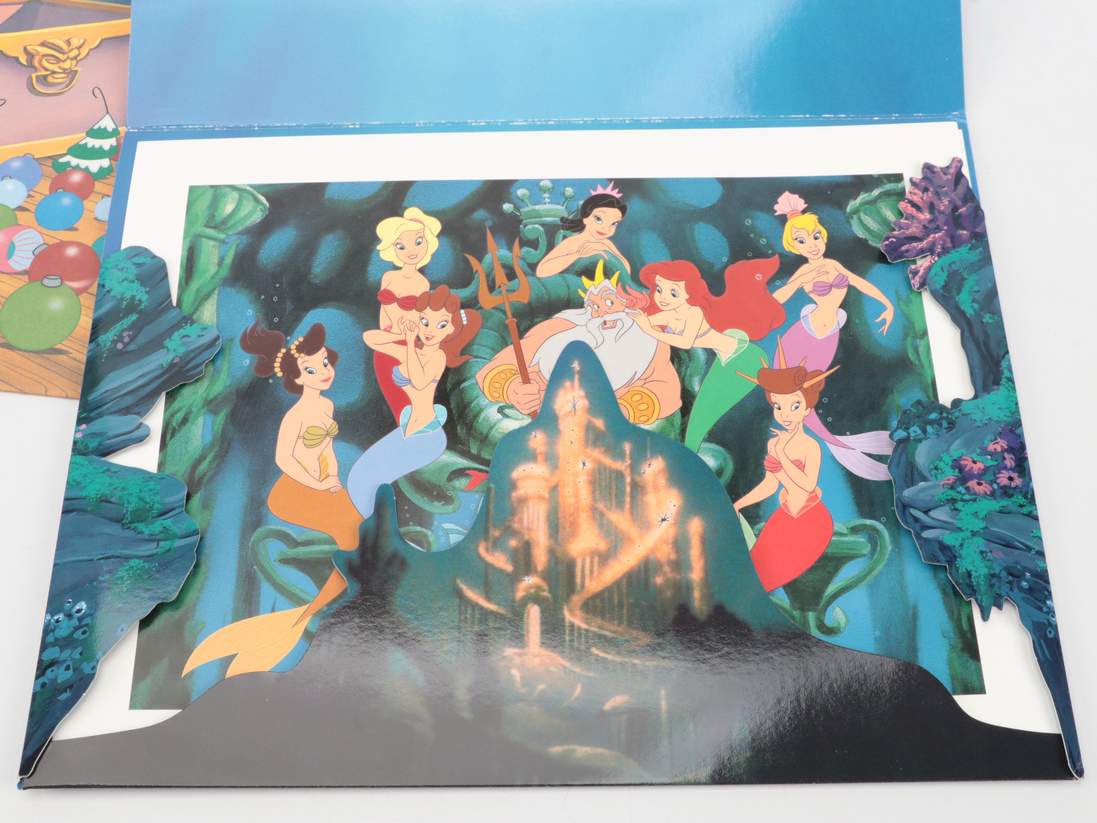 Disney Offset Lithographs from "The Little Mermaid," "The Aristocats," and More