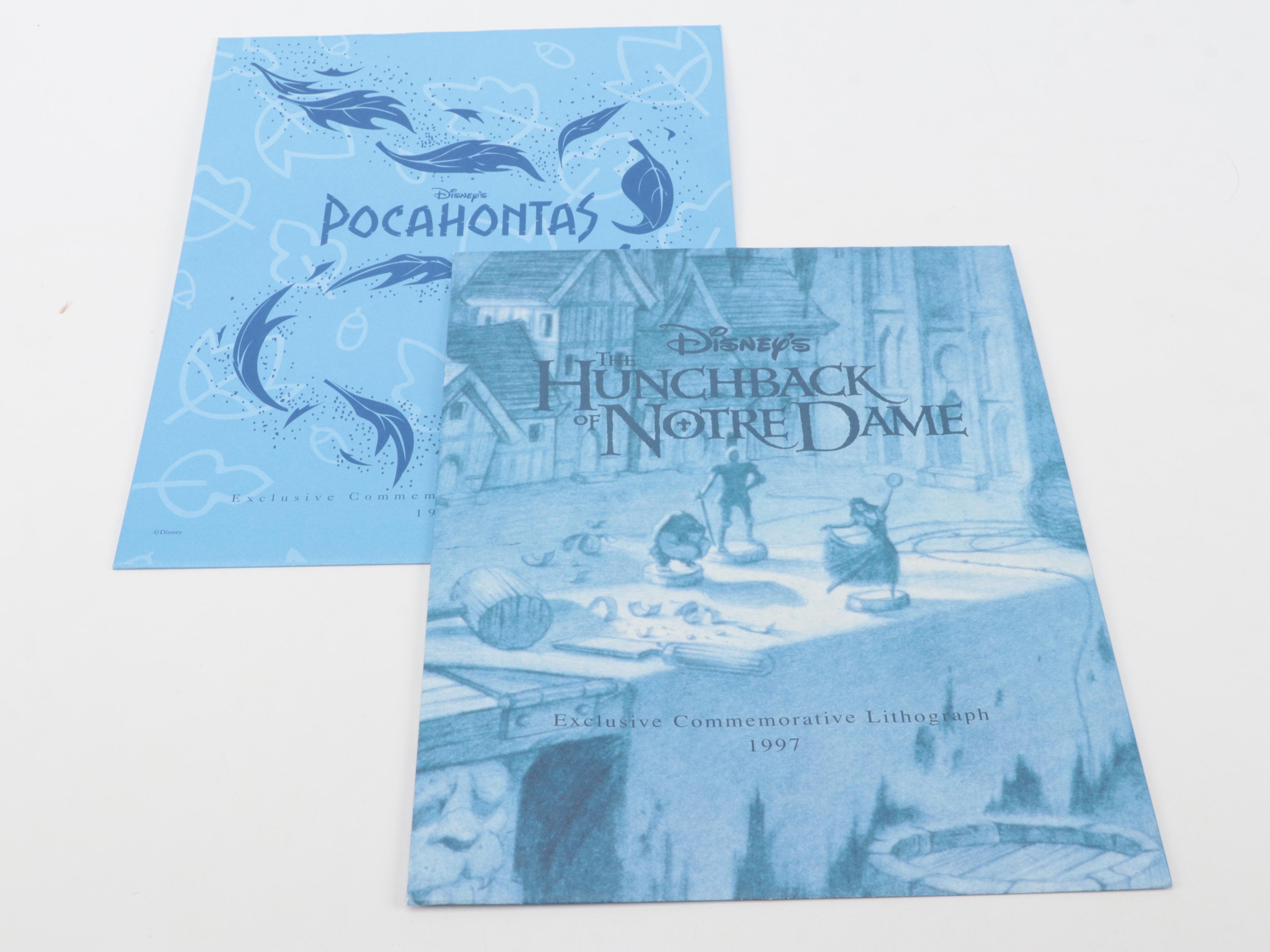 Disney Offset Lithographs from "The Little Mermaid," "The Aristocats," and More