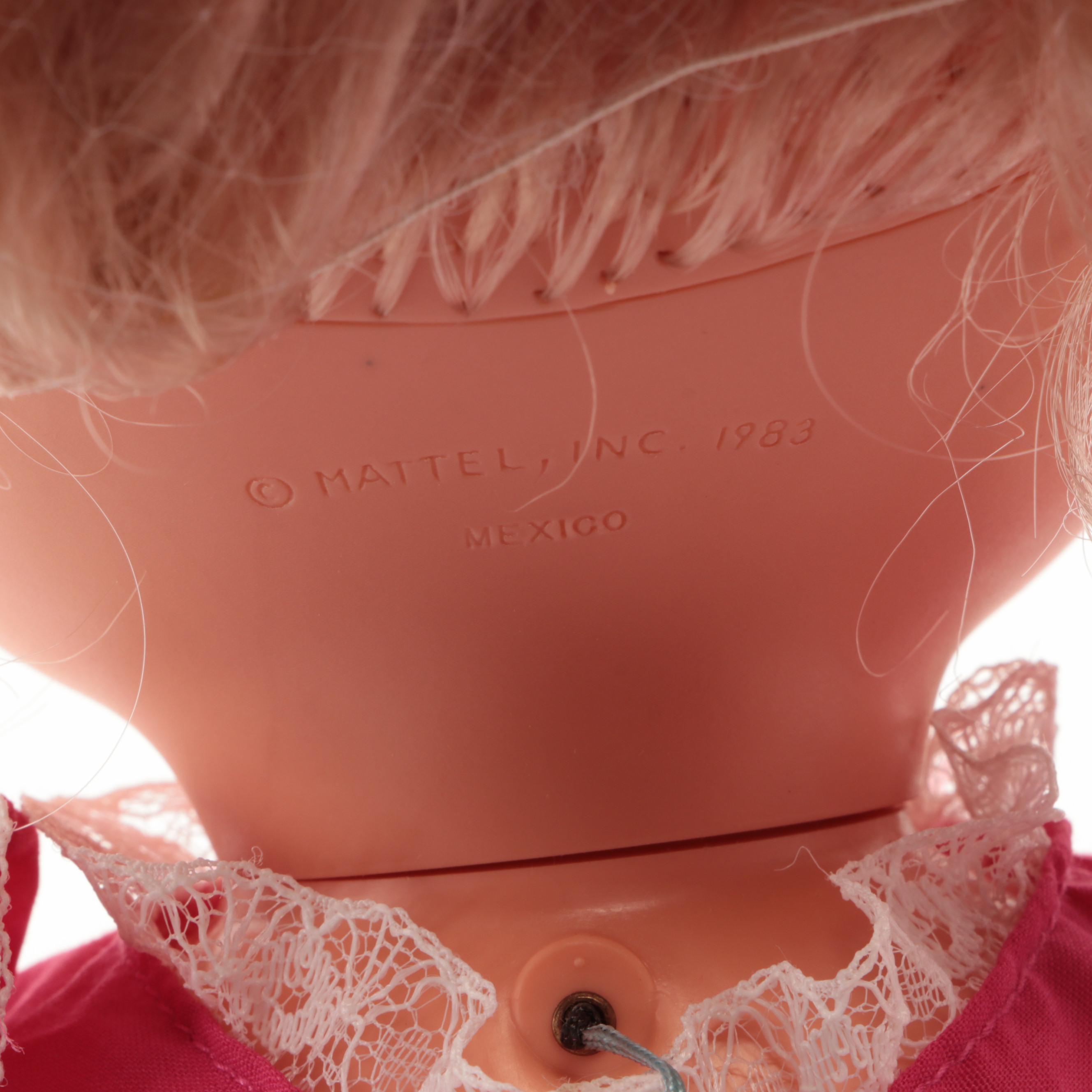 Mattell "Chatty Patty" Vinyl Doll with Box, 1983