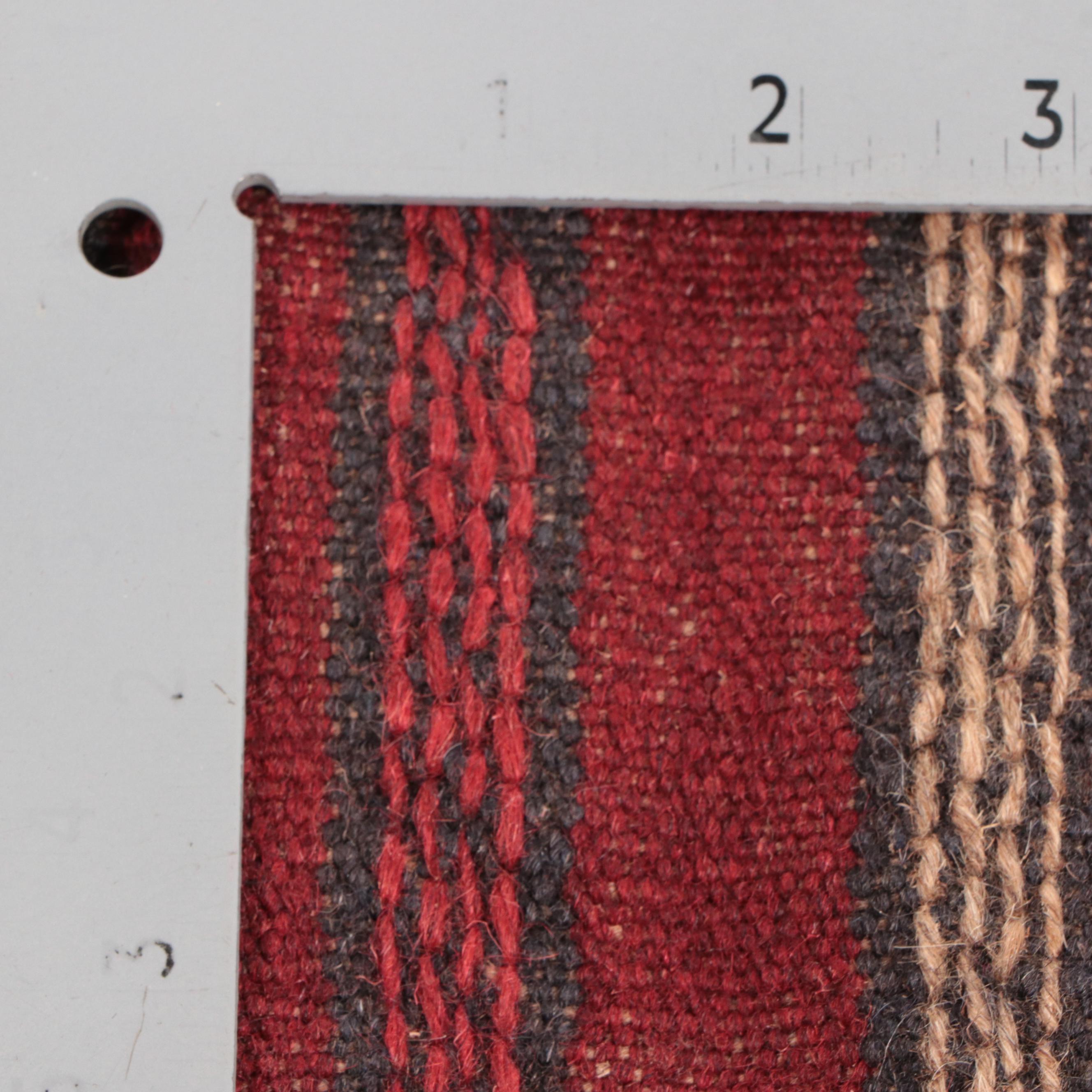 2' x 8' Hand-Knotted Afghan Mixed Technique Carpet Runner