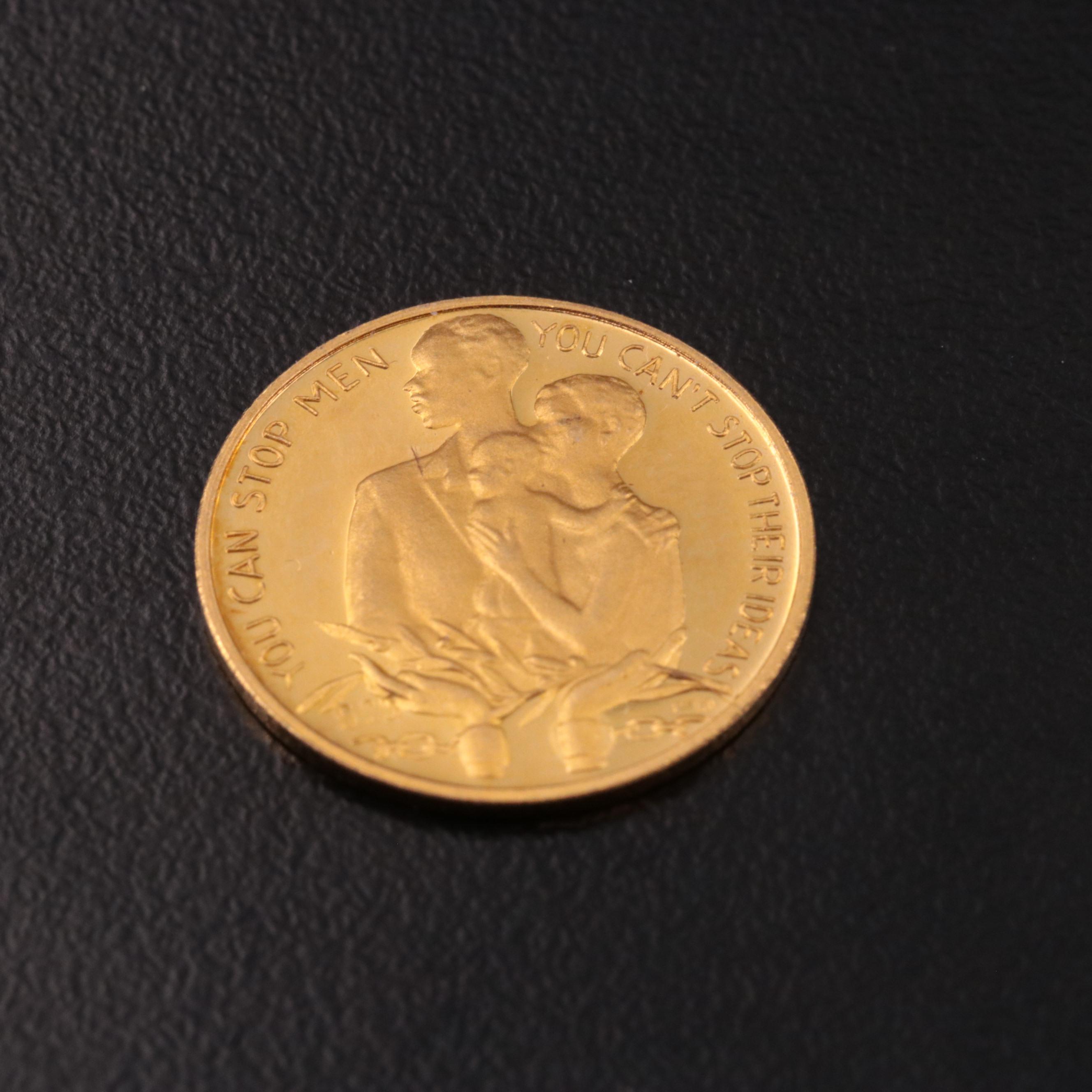 Lincoln and Kennedy Commemorative Gold Medal