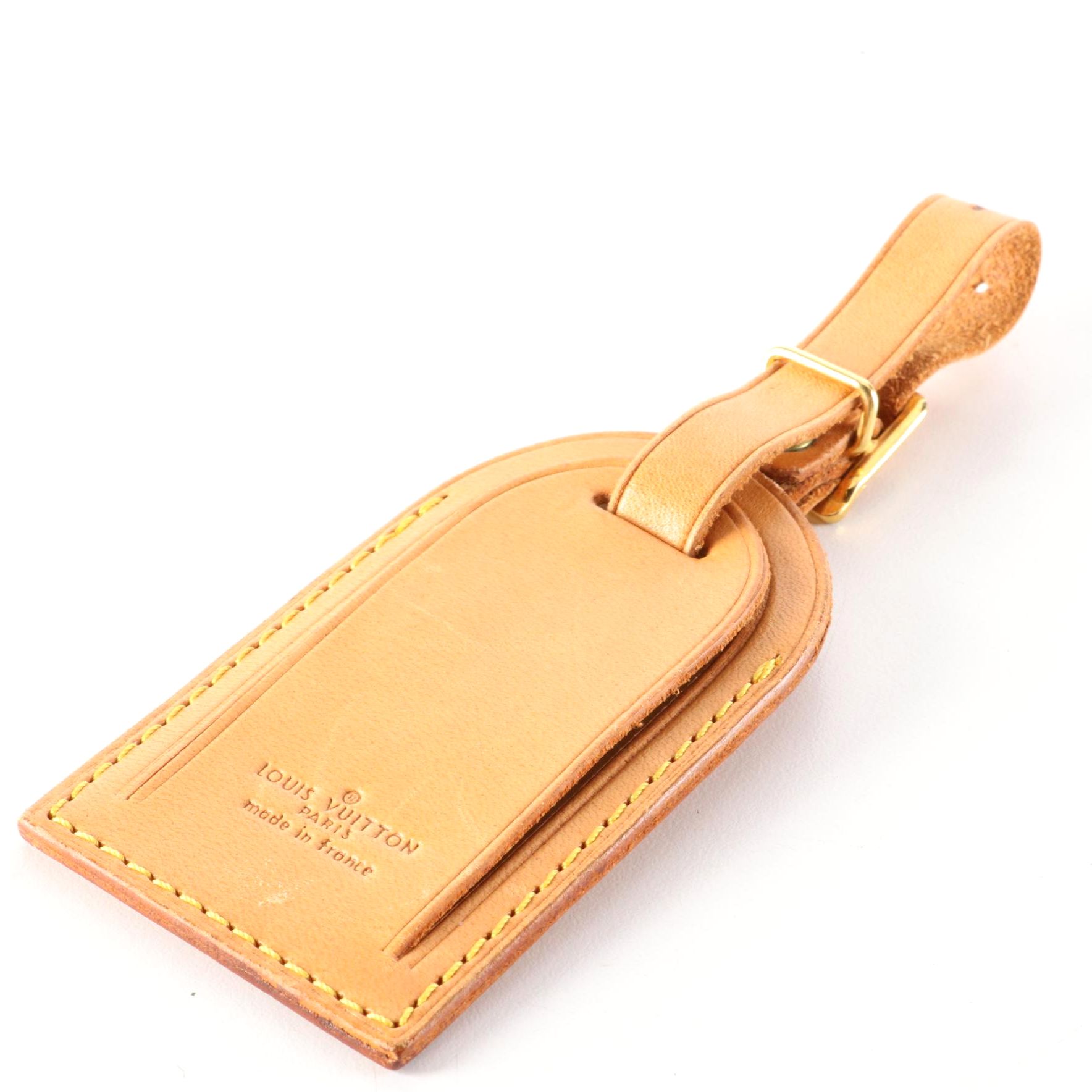 Louis Vuitton Luggage Tag in Vachetta Leather