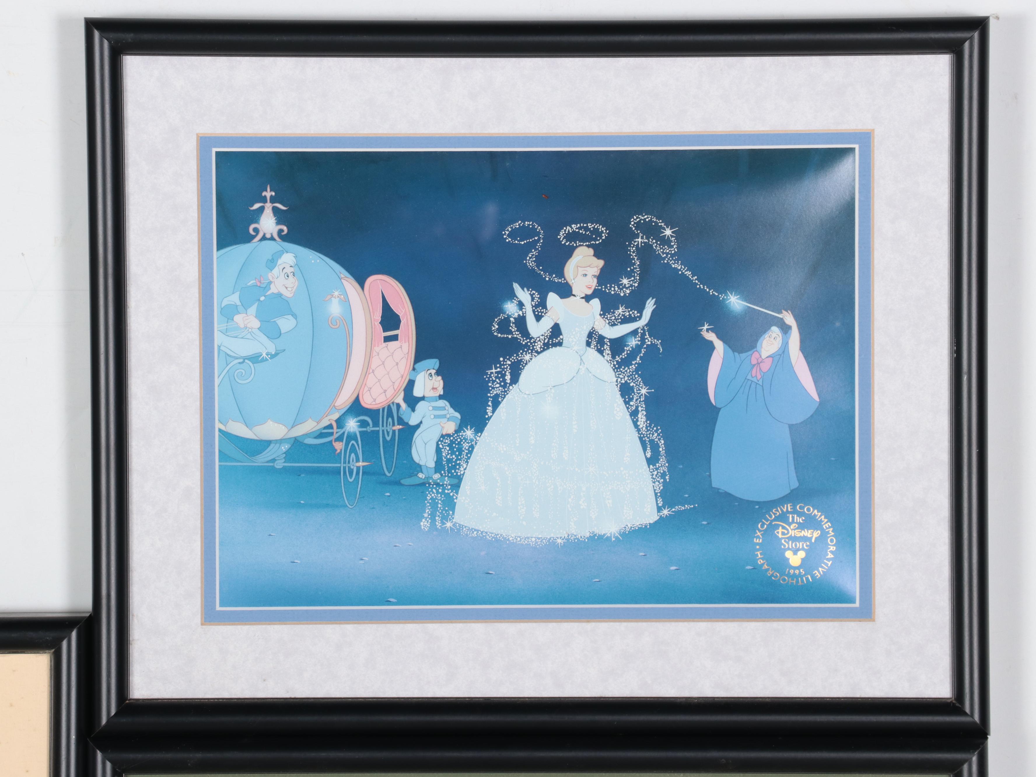 Disney Offset Lithographs from "Snow White," "Sleeping Beauty," "Bambi," More