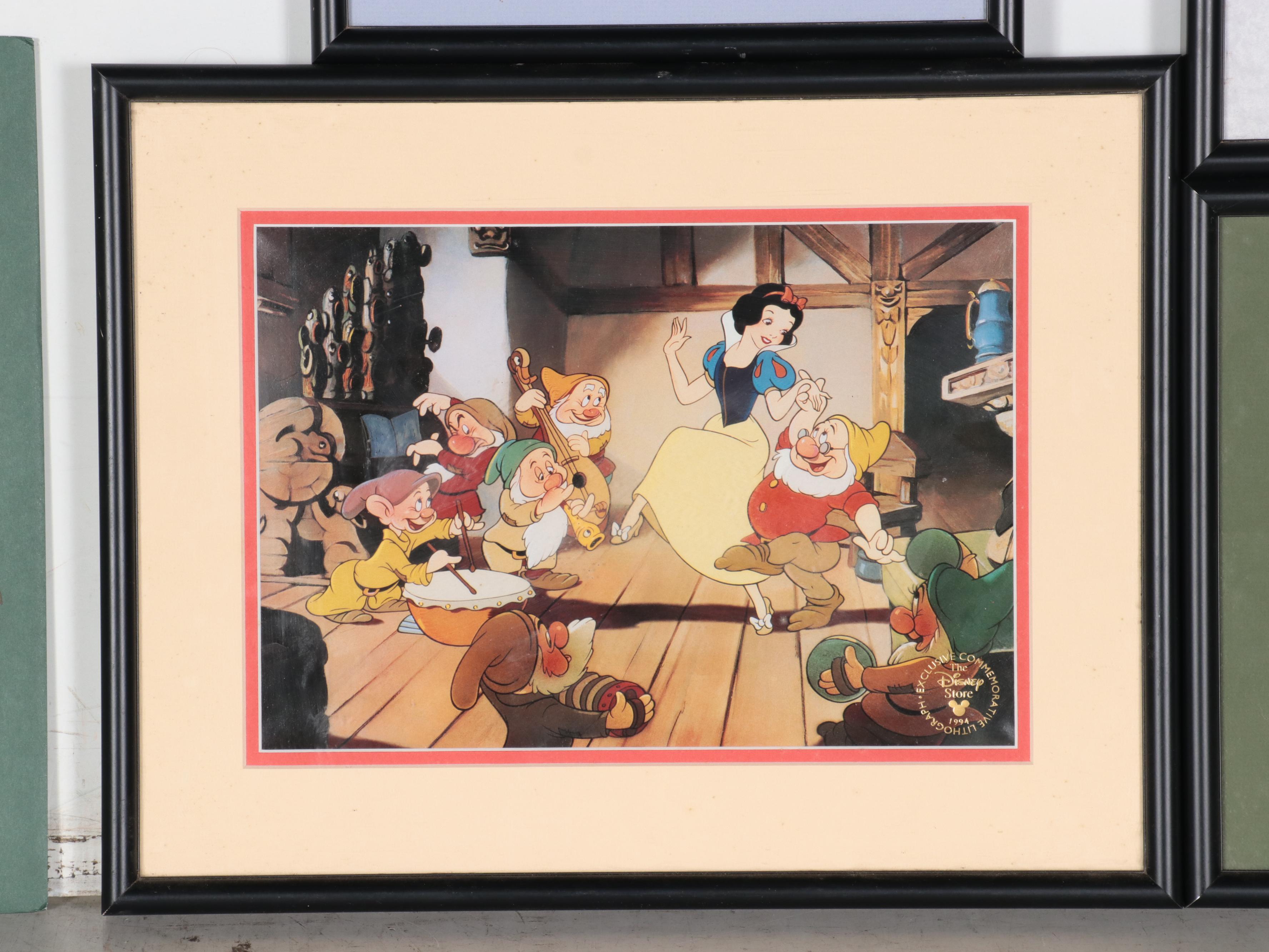 Disney Offset Lithographs from "Snow White," "Sleeping Beauty," "Bambi," More