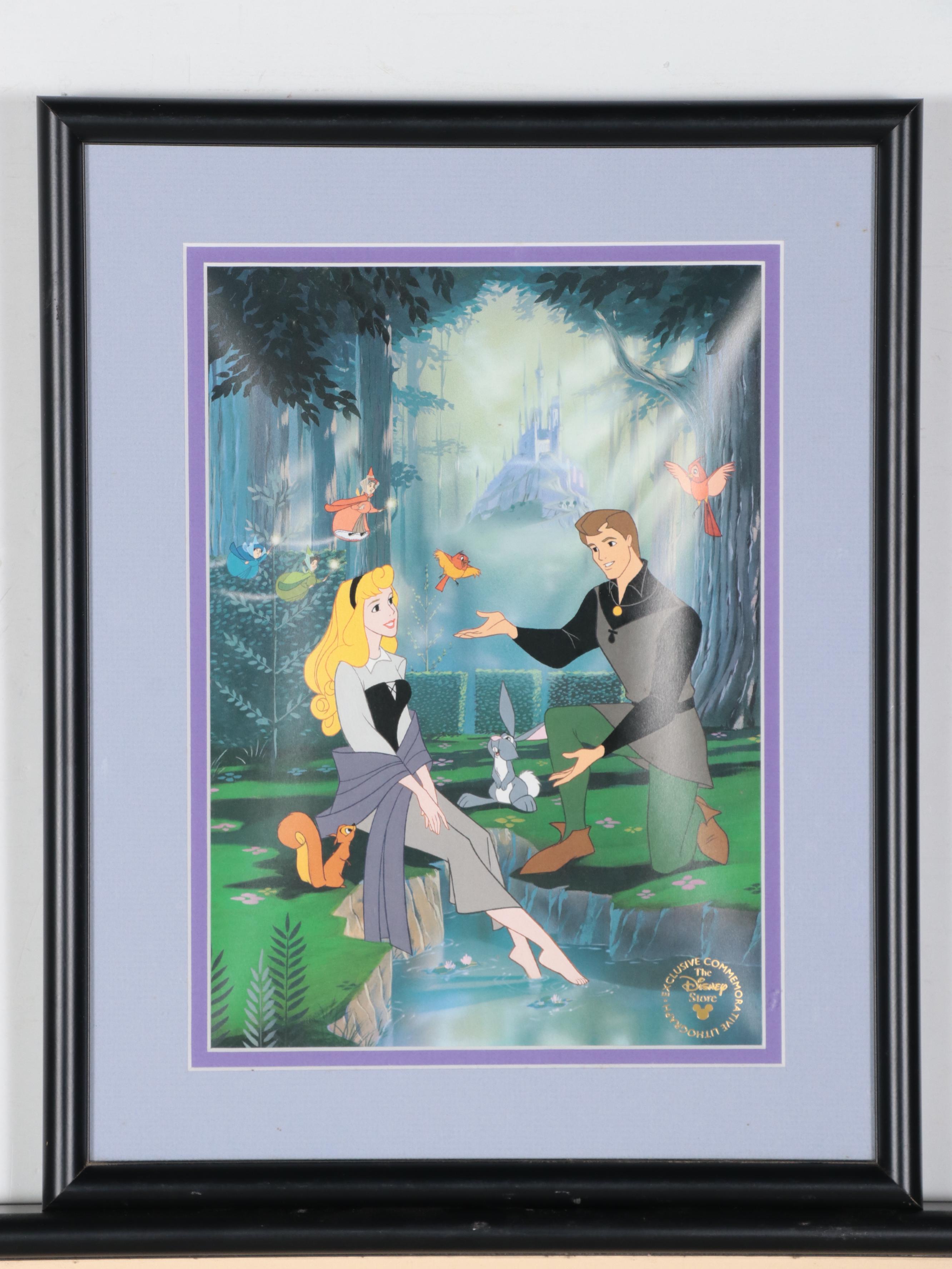 Disney Offset Lithographs from "Snow White," "Sleeping Beauty," "Bambi," More