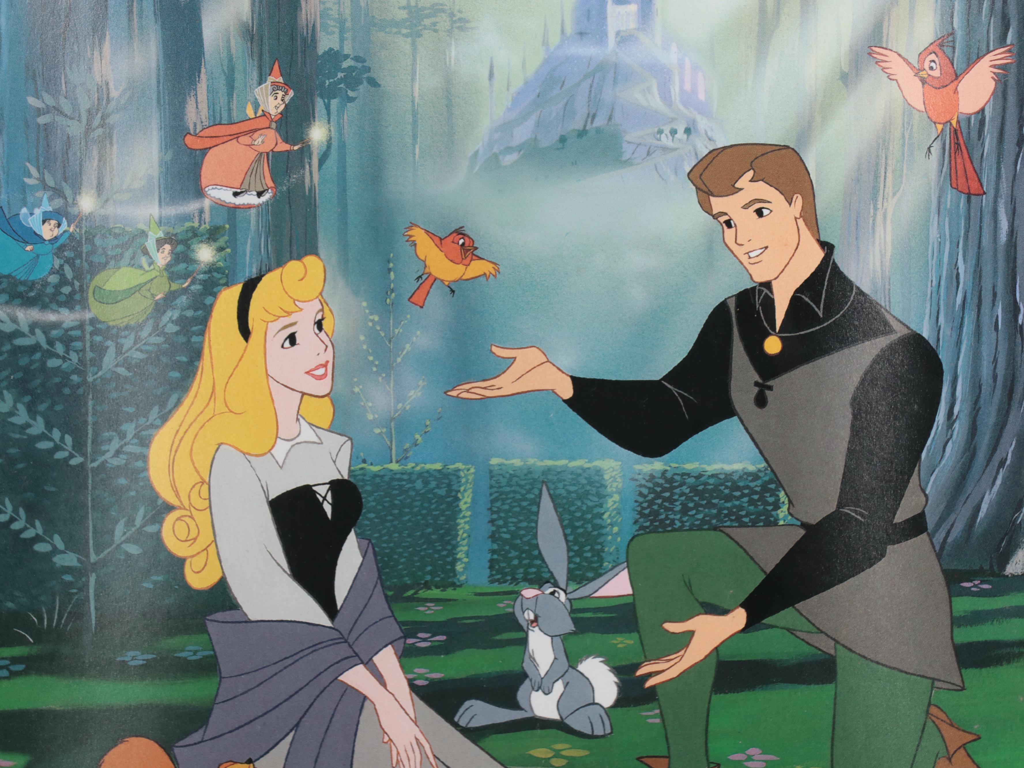 Disney Offset Lithographs from "Snow White," "Sleeping Beauty," "Bambi," More