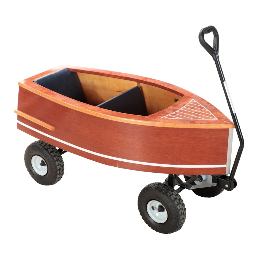 Millside Industries Wooden Boat Wagon