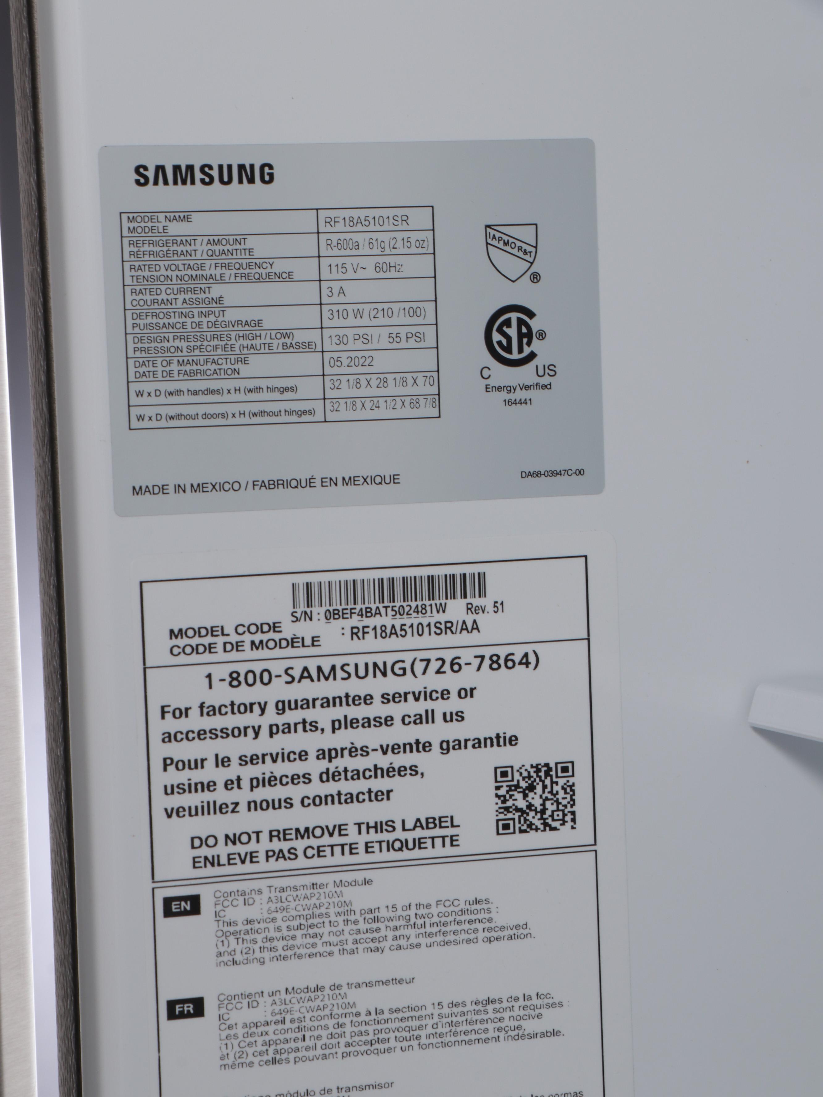 Samsung Stainless Steel Smart French Door Refrigerator