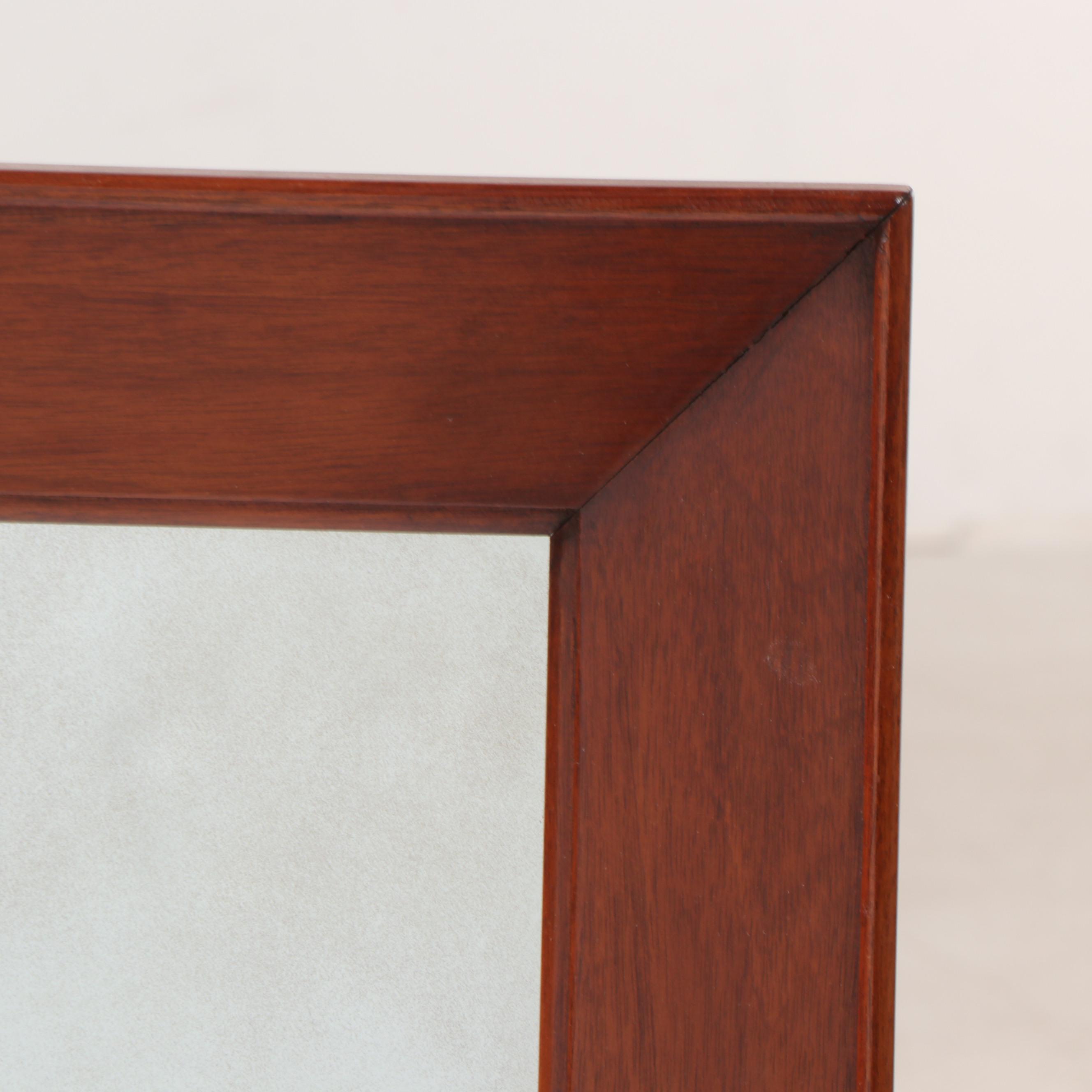 Mahogany Wall Mirror, Late 20th Century