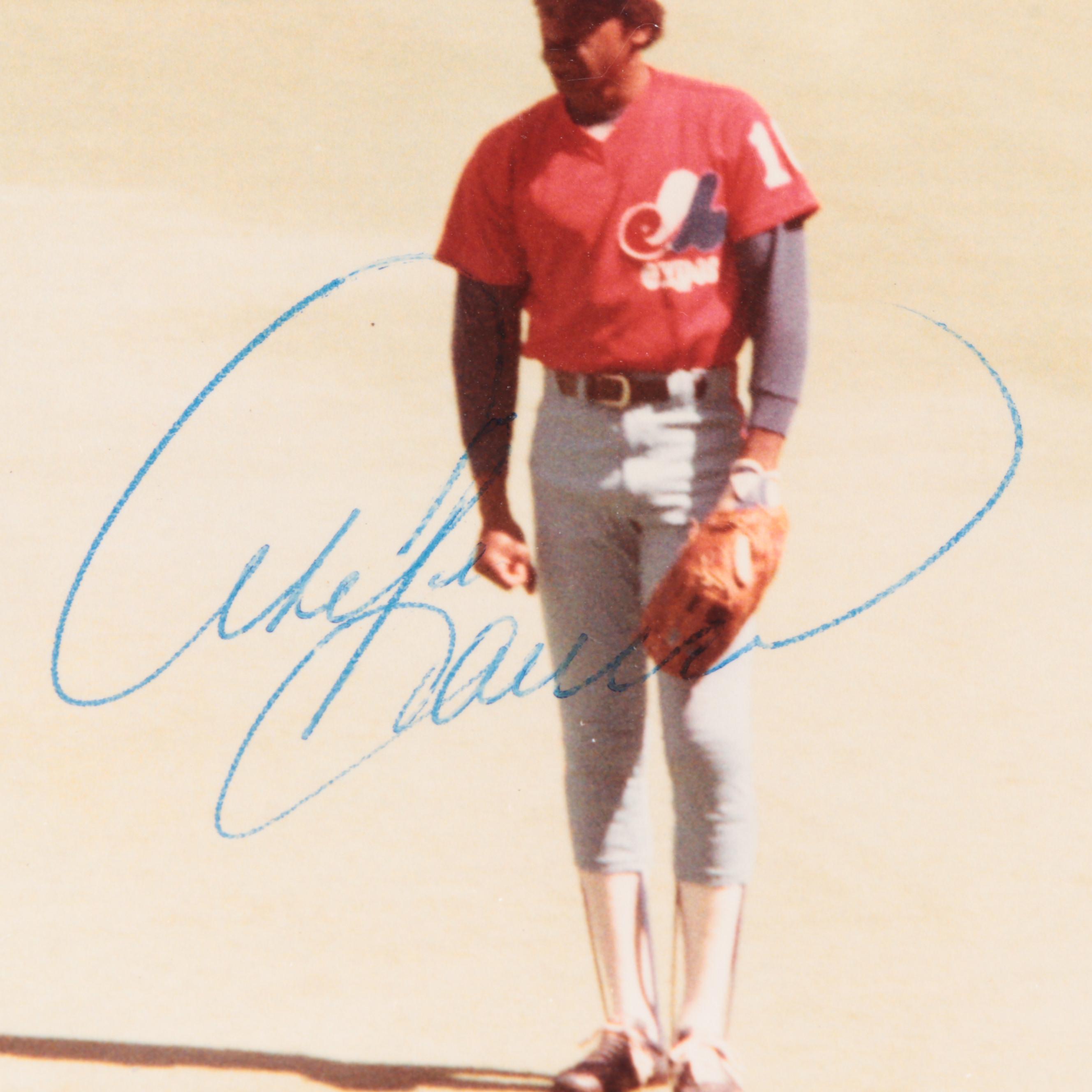 Gary Carter and Andre Dawson Signed Montreal Expos PSA Authentic Card, Photo