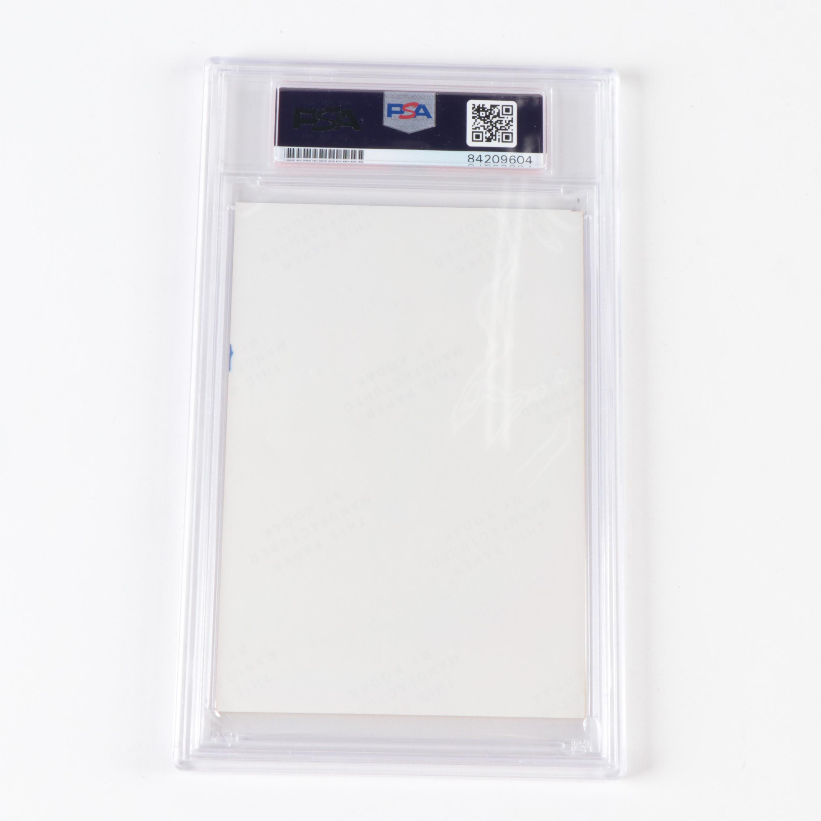 Gary Carter and Andre Dawson Signed Montreal Expos PSA Authentic Card, Photo