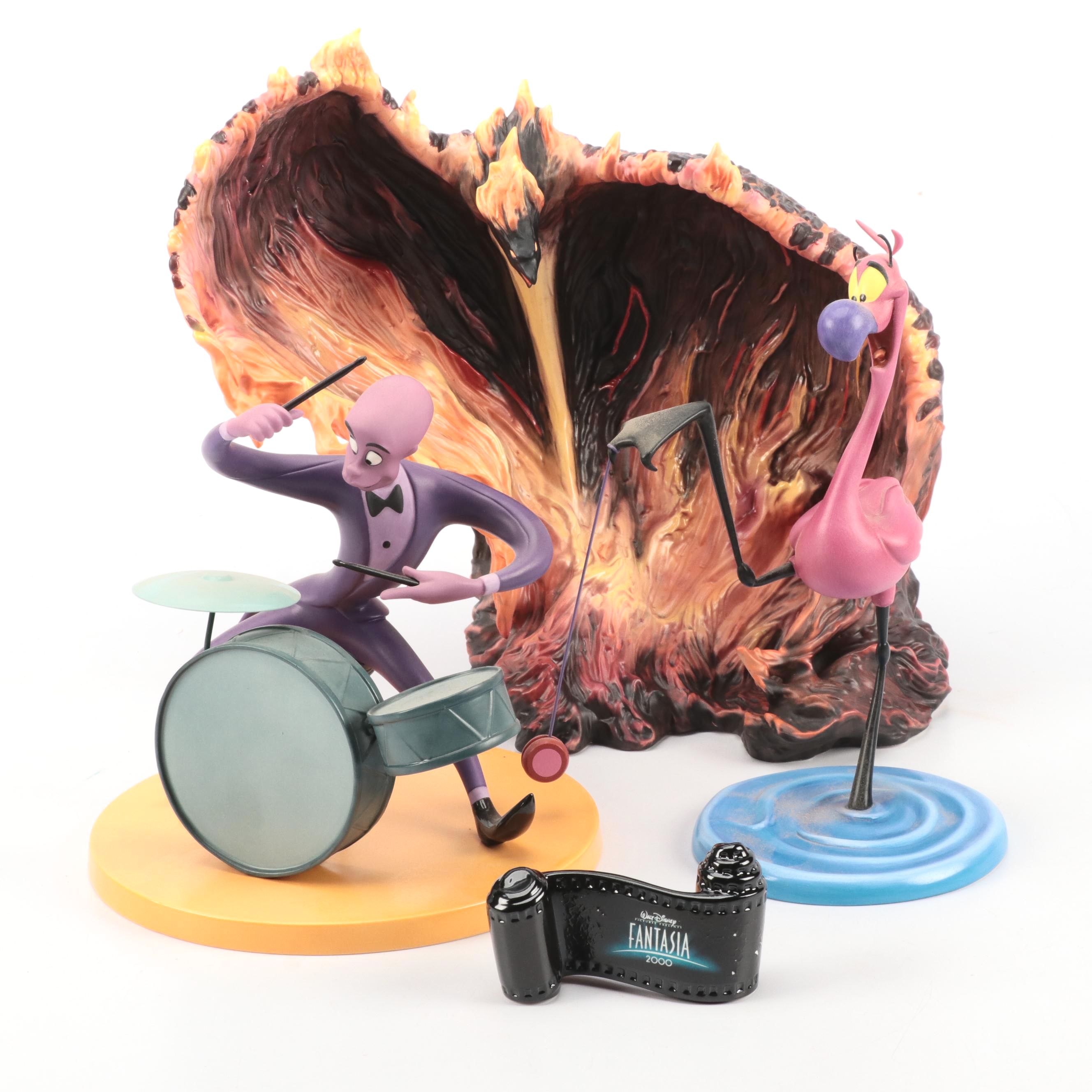 Walt Disney Classics Fantasia 2000 "Volcanic Fury" and Other Figurines