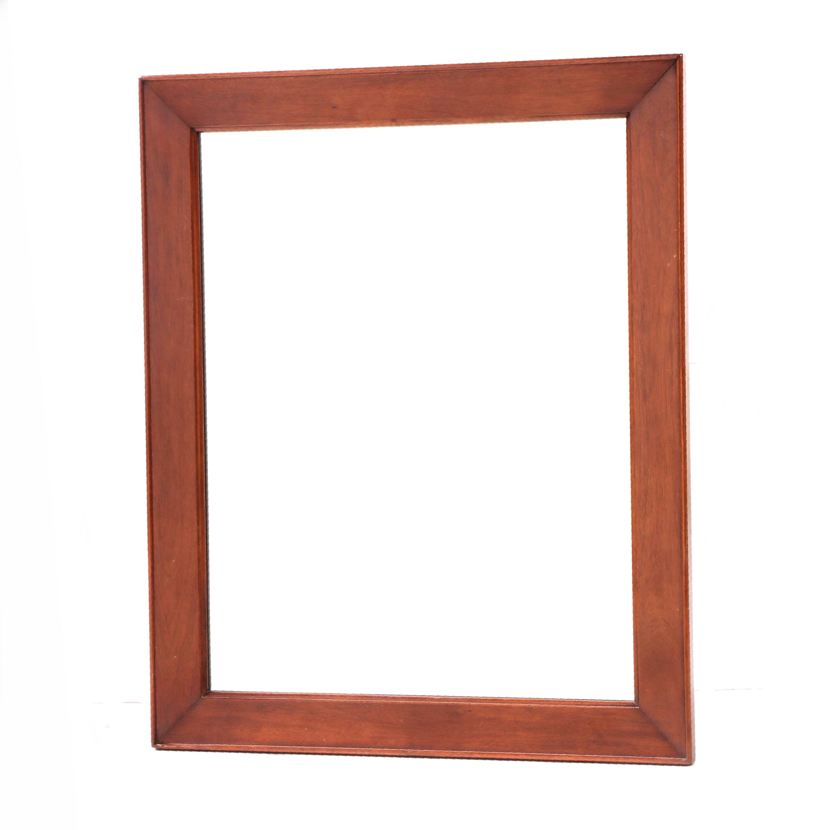 Mahogany Wall Mirror, Late 20th Century