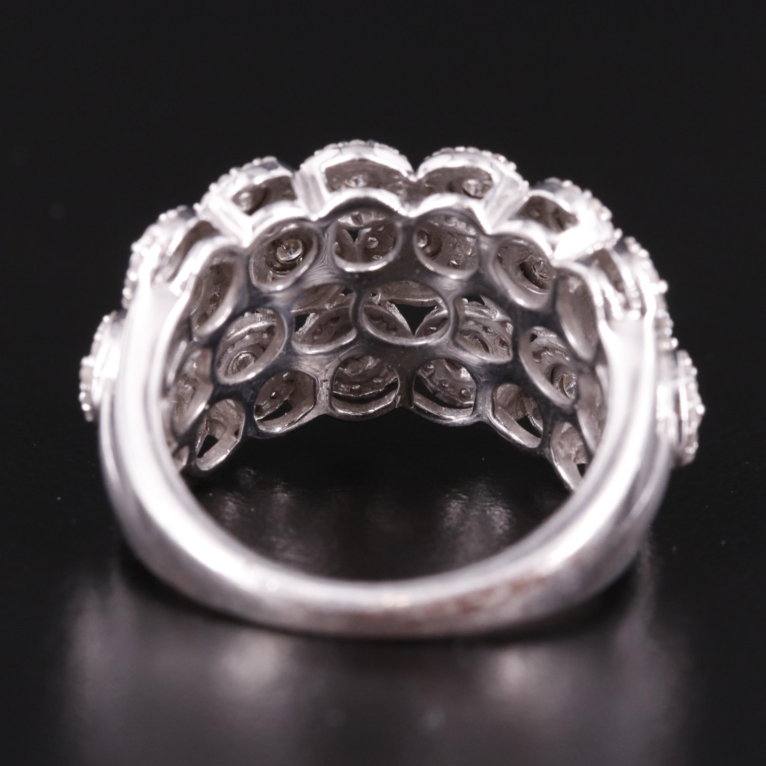 Sterling 1.02 CTW Diamond Statement Ring