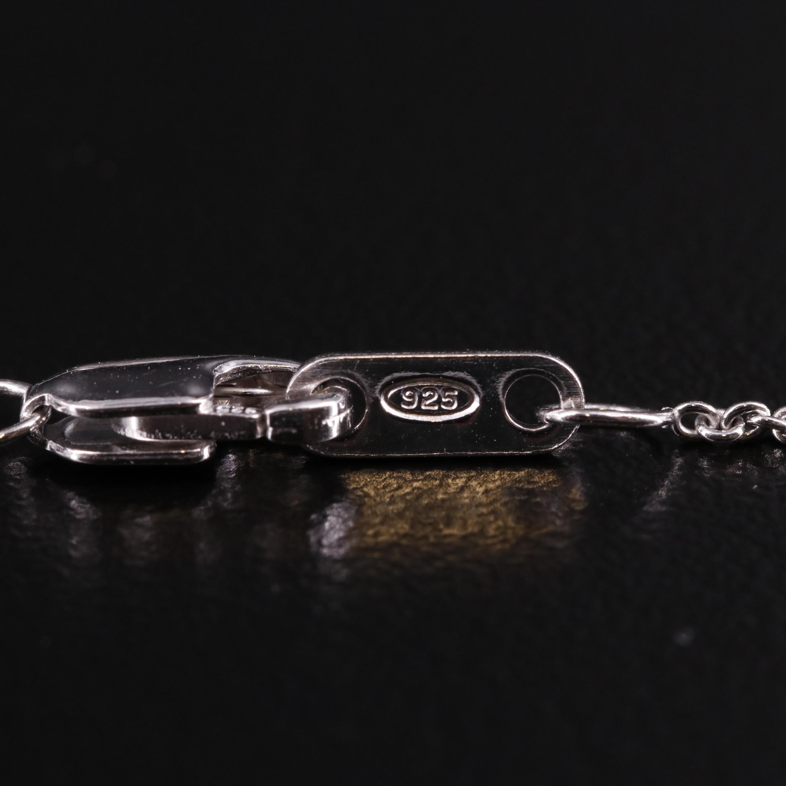 Sterling Diamond Infinity Necklace