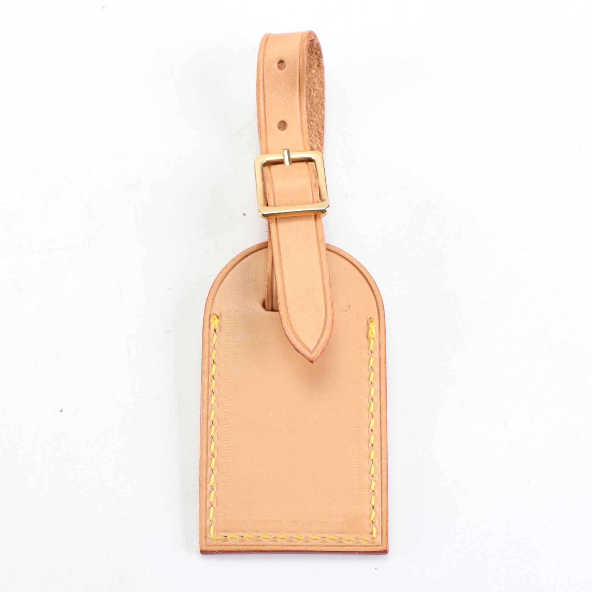 Louis Vuitton Small Luggage Tag in Vachetta Leather