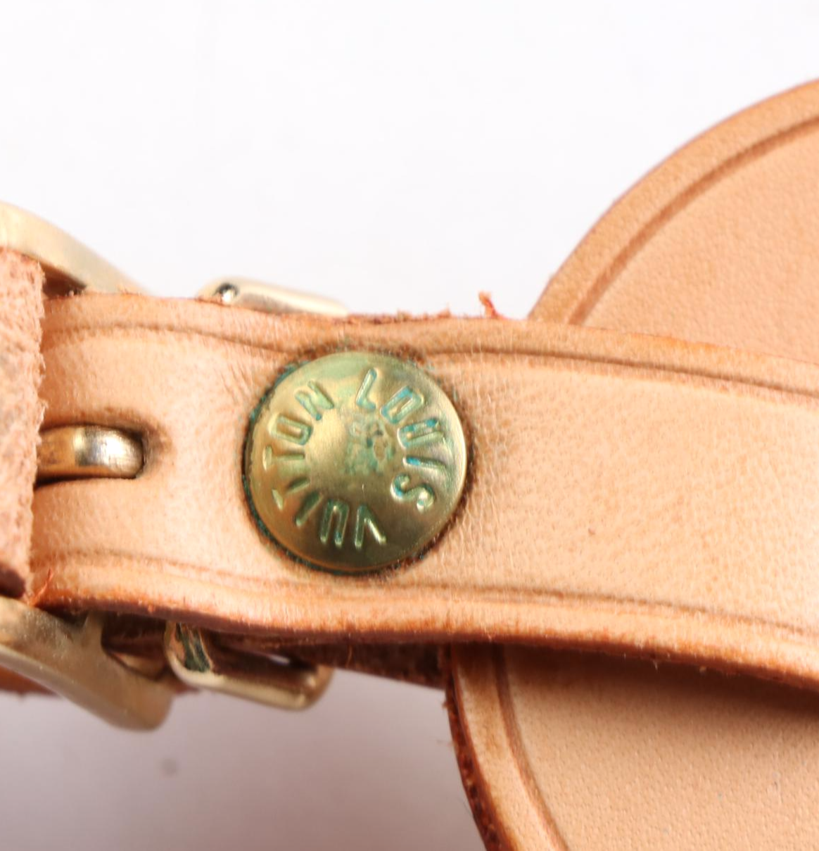 Louis Vuitton Small Luggage Tag in Vachetta Leather