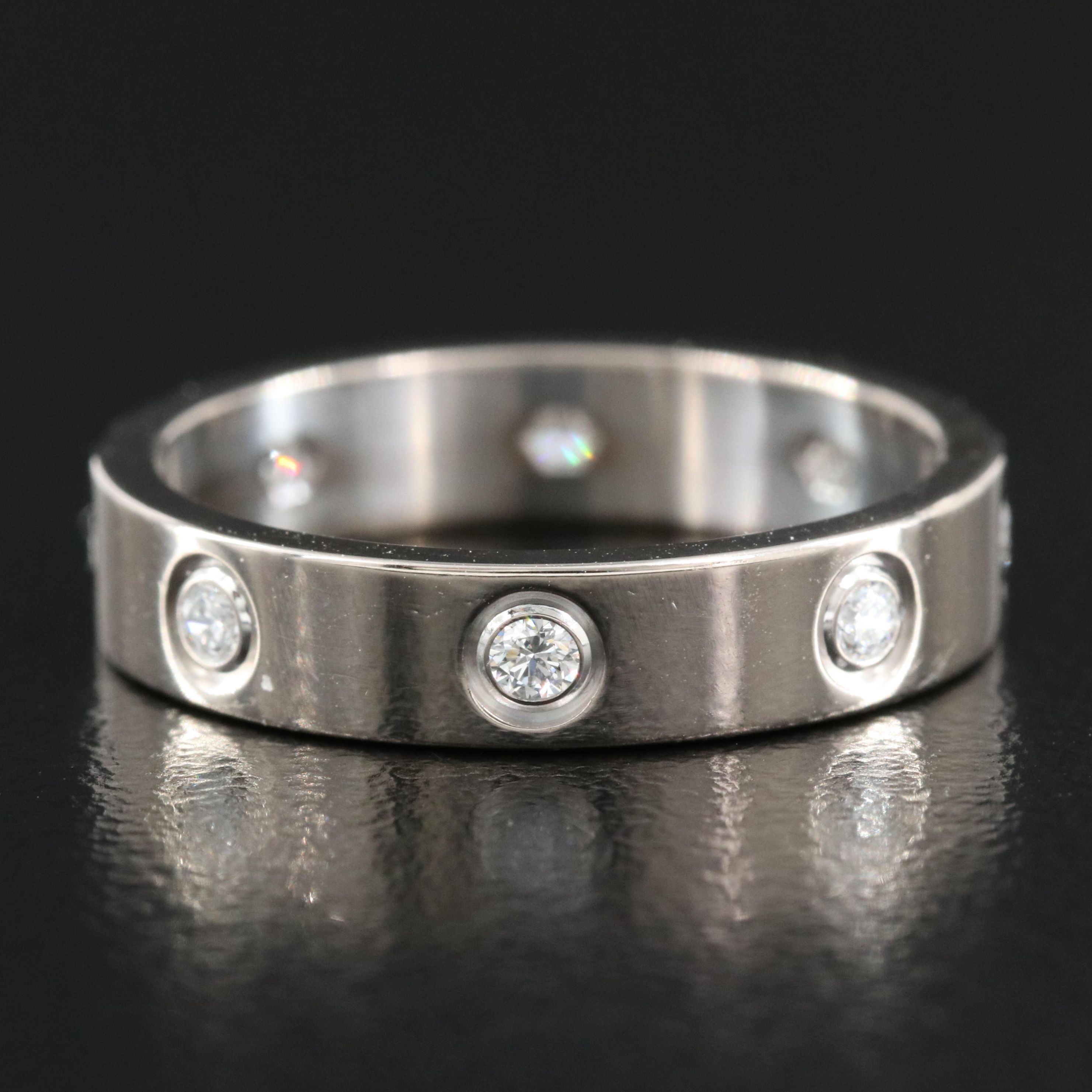 Cartier "Love" 18K 0.24 CTW Diamond Eternity Band