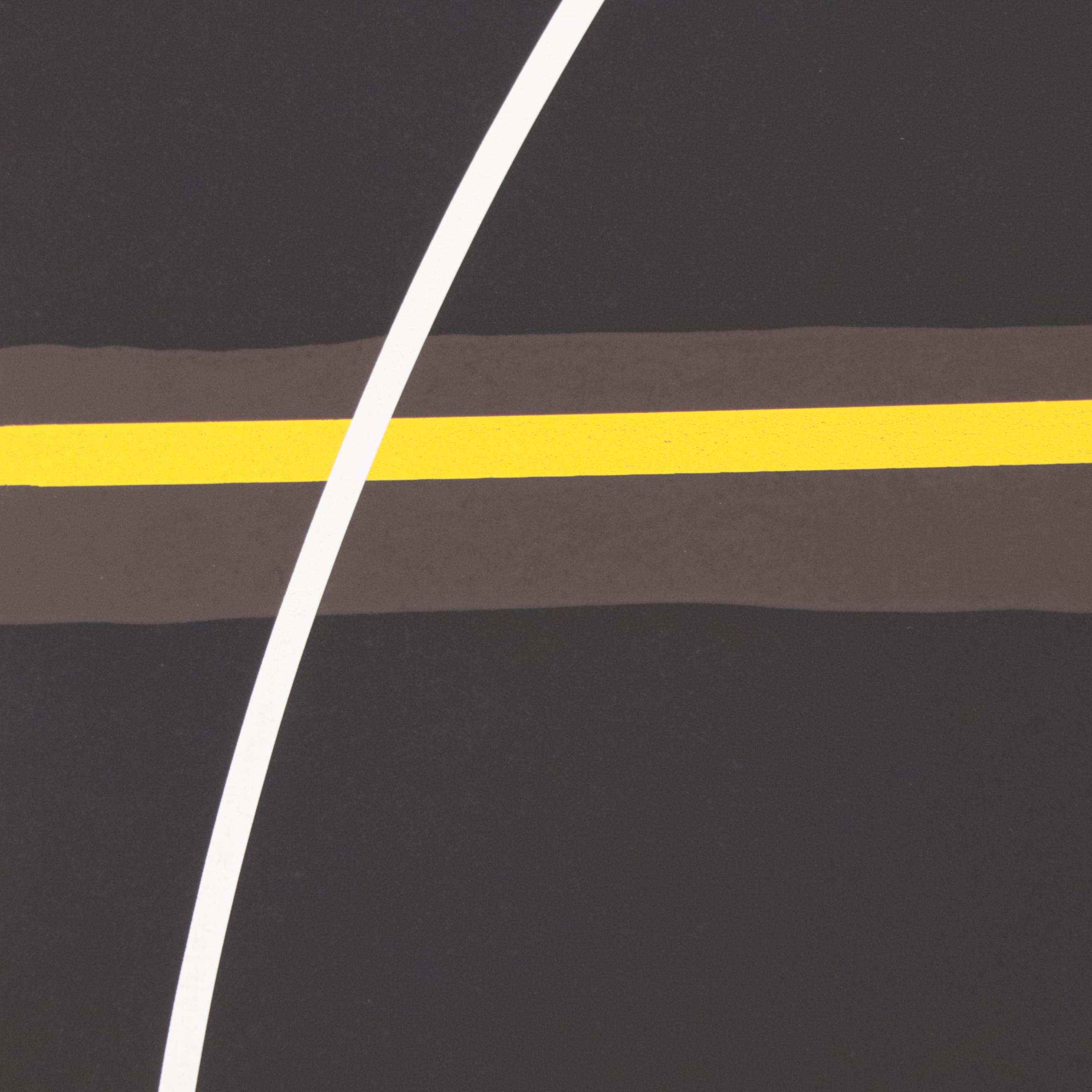 Thomas Whelan Benton Serigraph "Rainbow Mountain," 1981