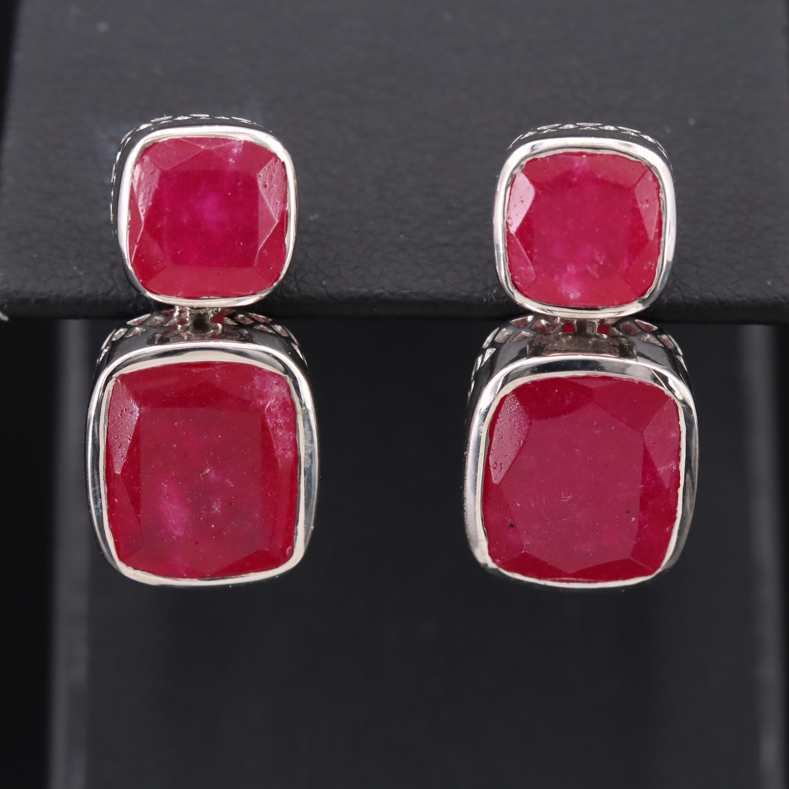 Sterling Quartzite Earrings