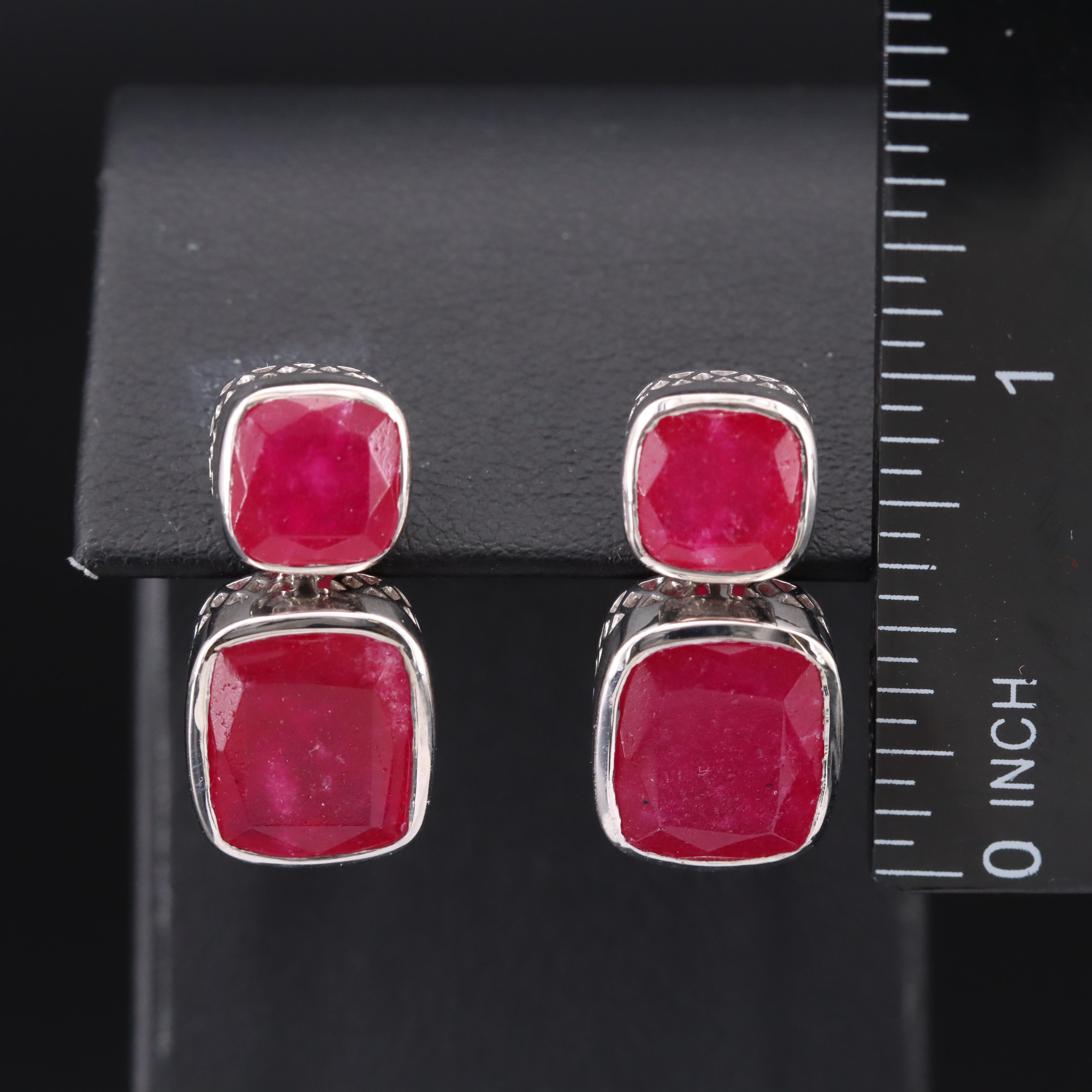 Sterling Quartzite Earrings