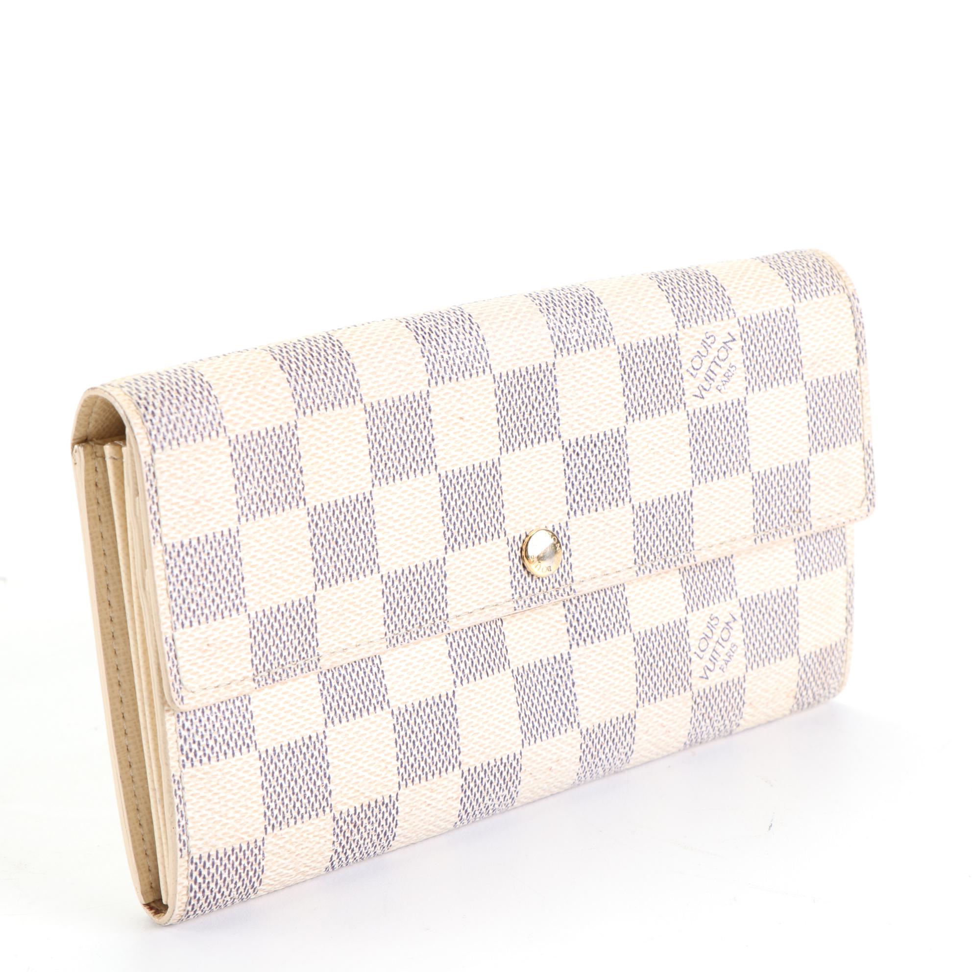 Louis Vuitton Sarah Wallet in Damier Azur Canvas