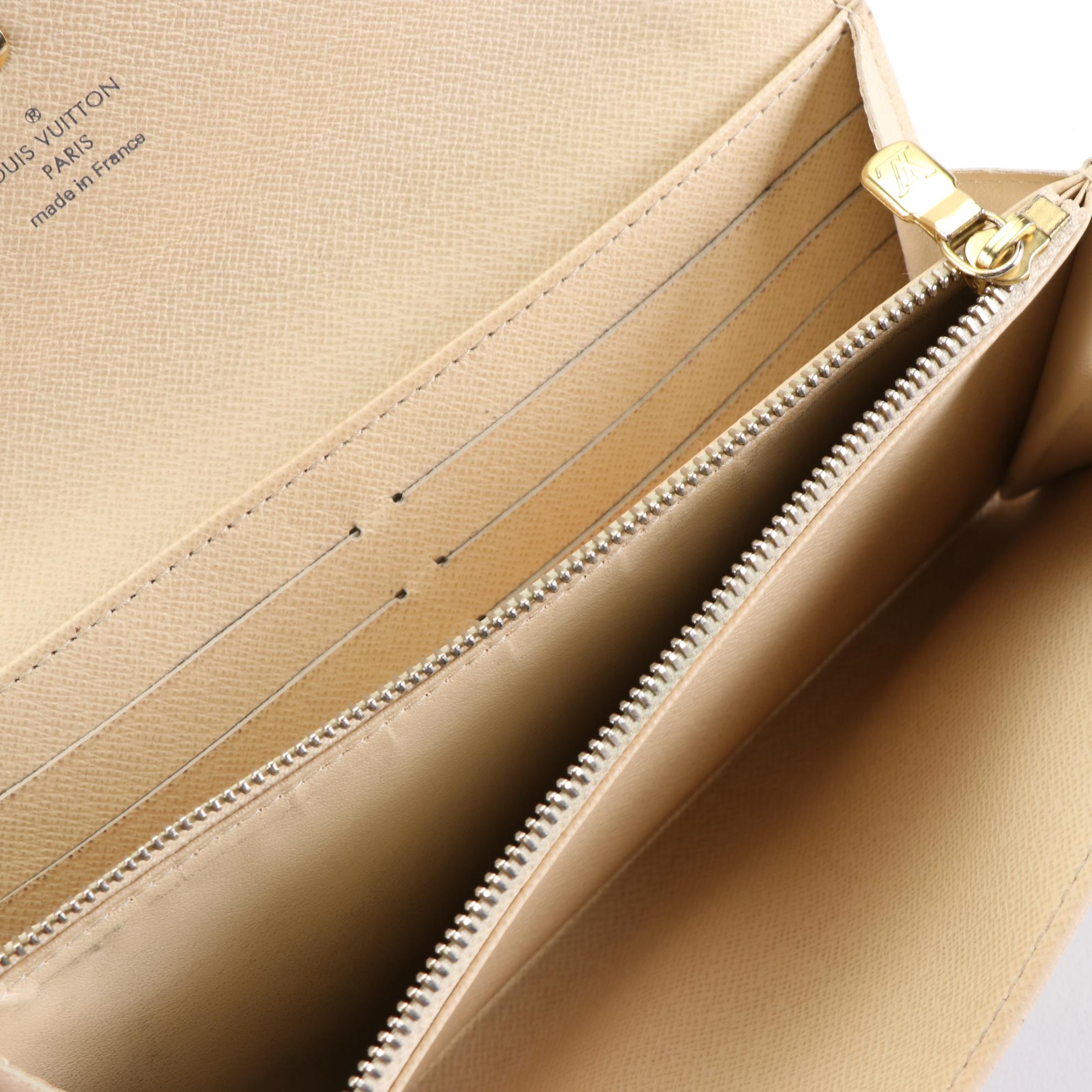 Louis Vuitton Sarah Wallet in Damier Azur Canvas