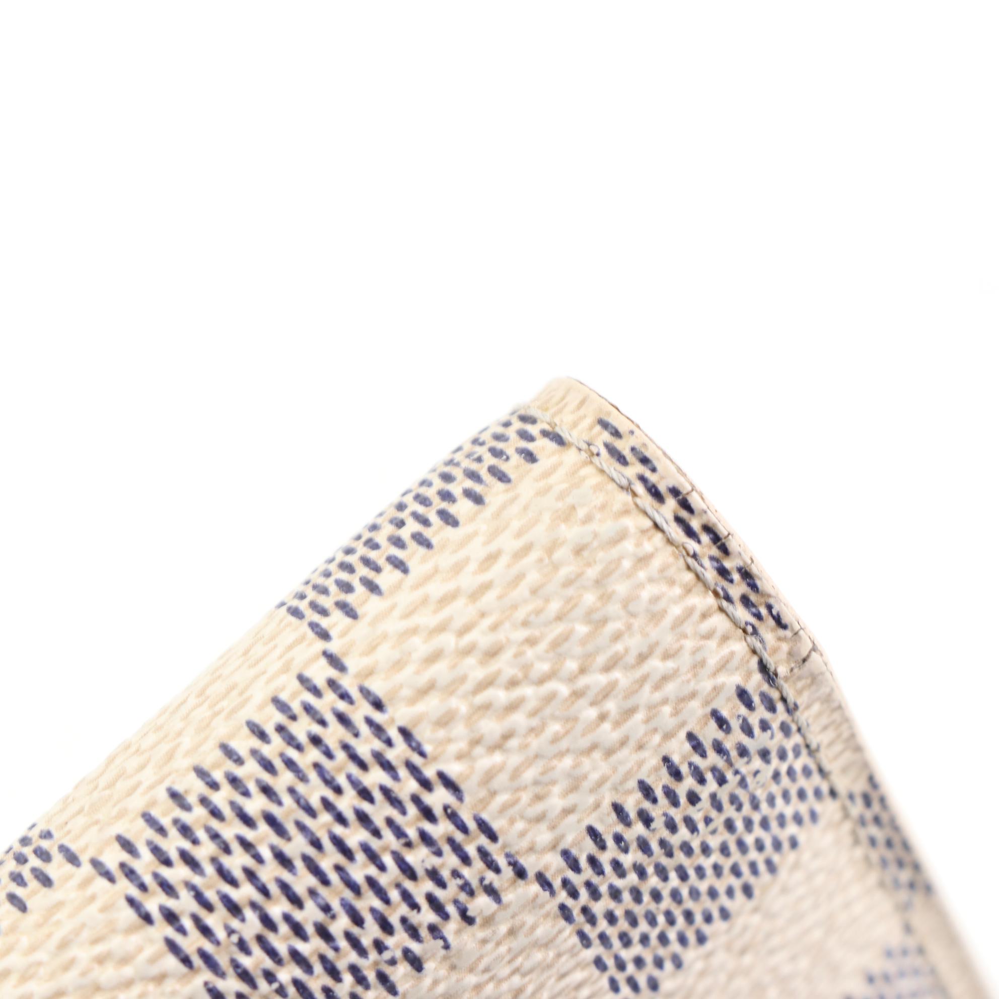 Louis Vuitton Sarah Wallet in Damier Azur Canvas