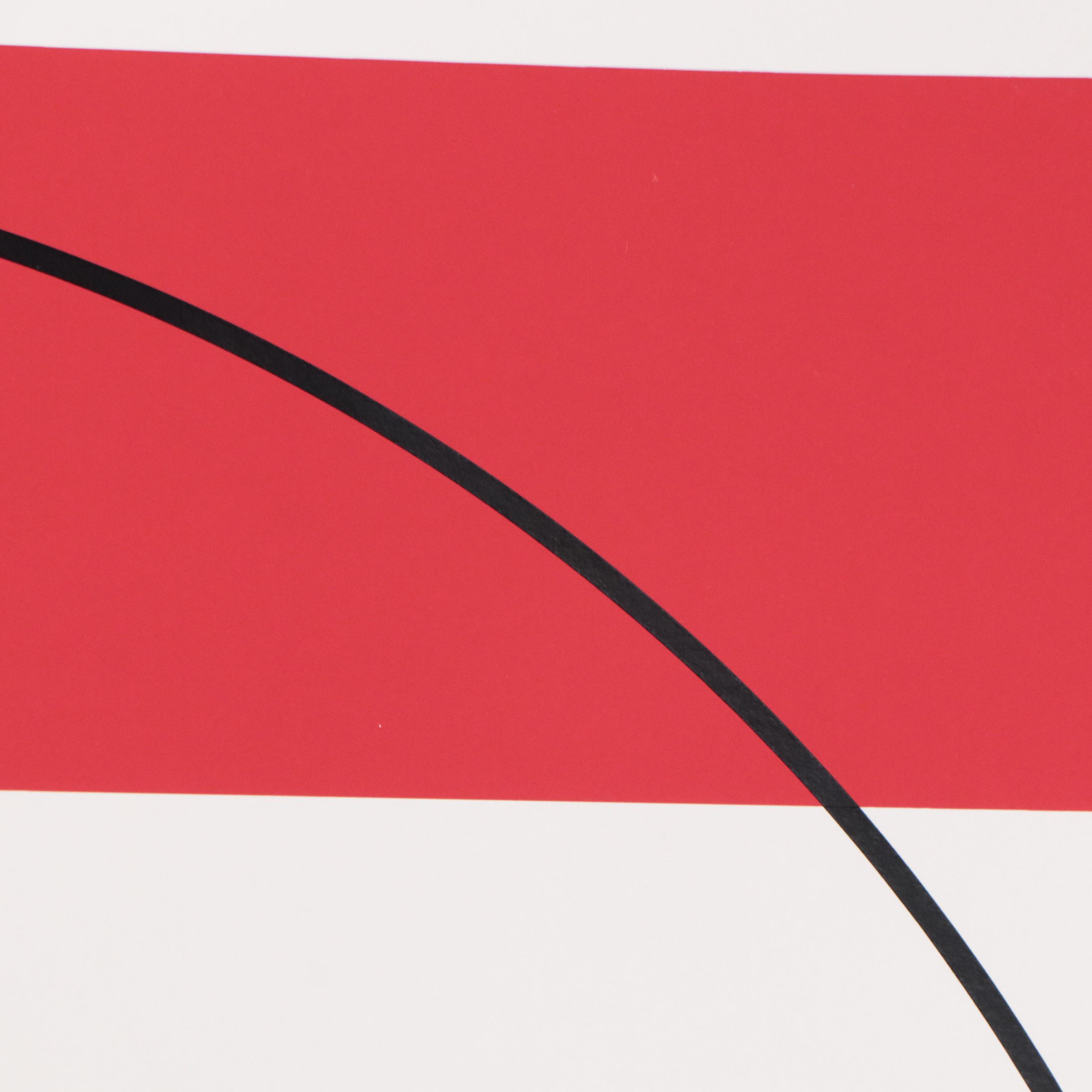 Thomas Whelan Benton Serigraph "Blue Landscape," 1979