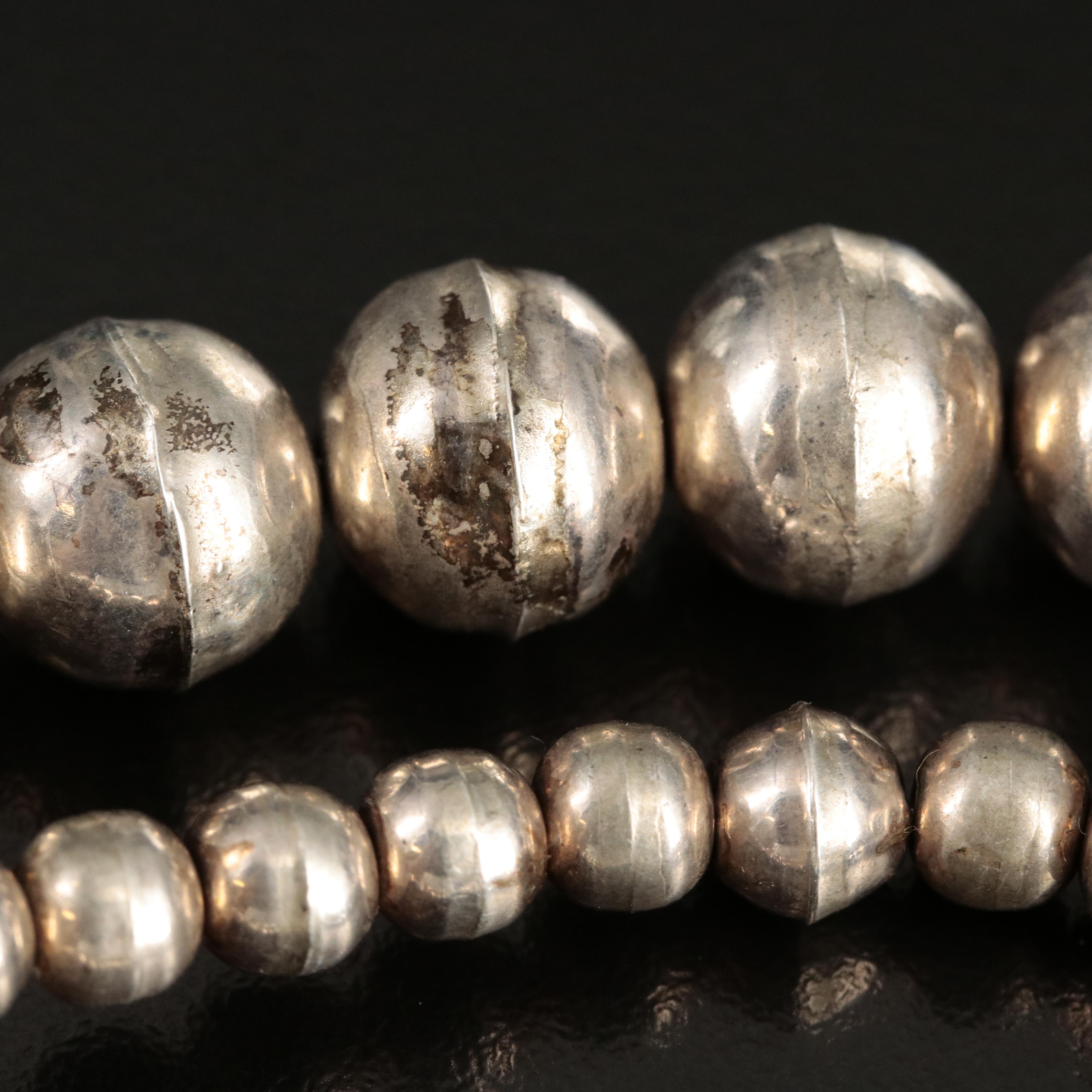 Frank Chee Navajo Dinè Sterling Turquoise Naja Necklace