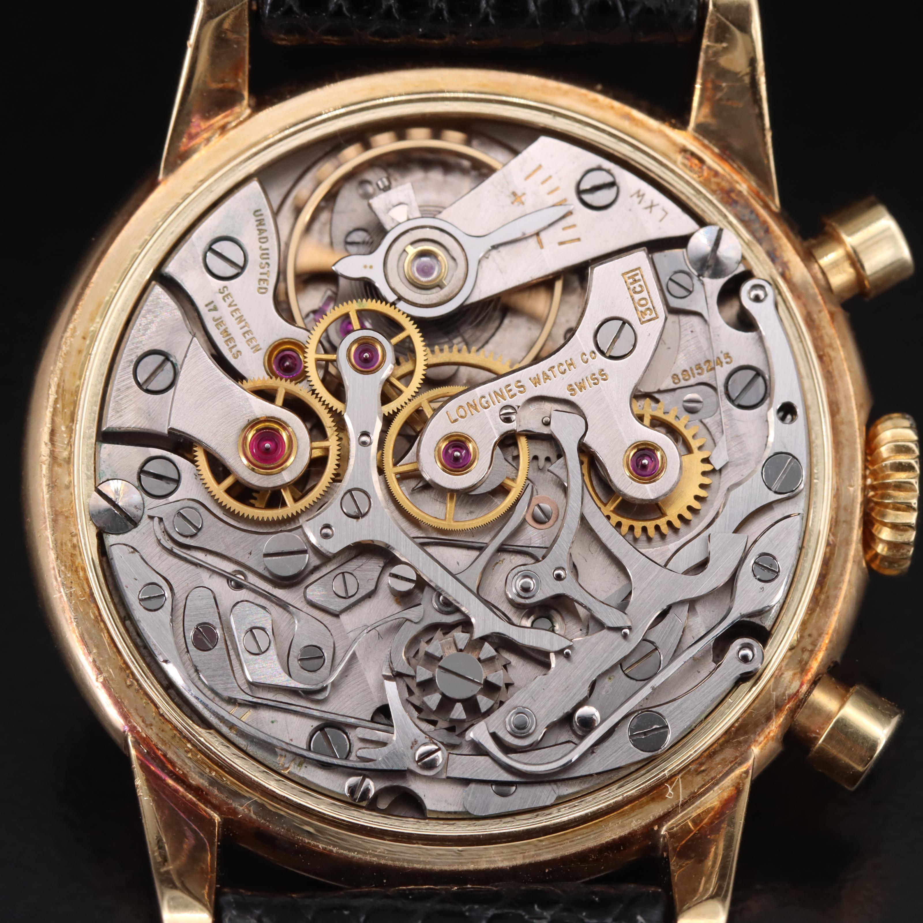 1952 14K Longines Chronograph Watch