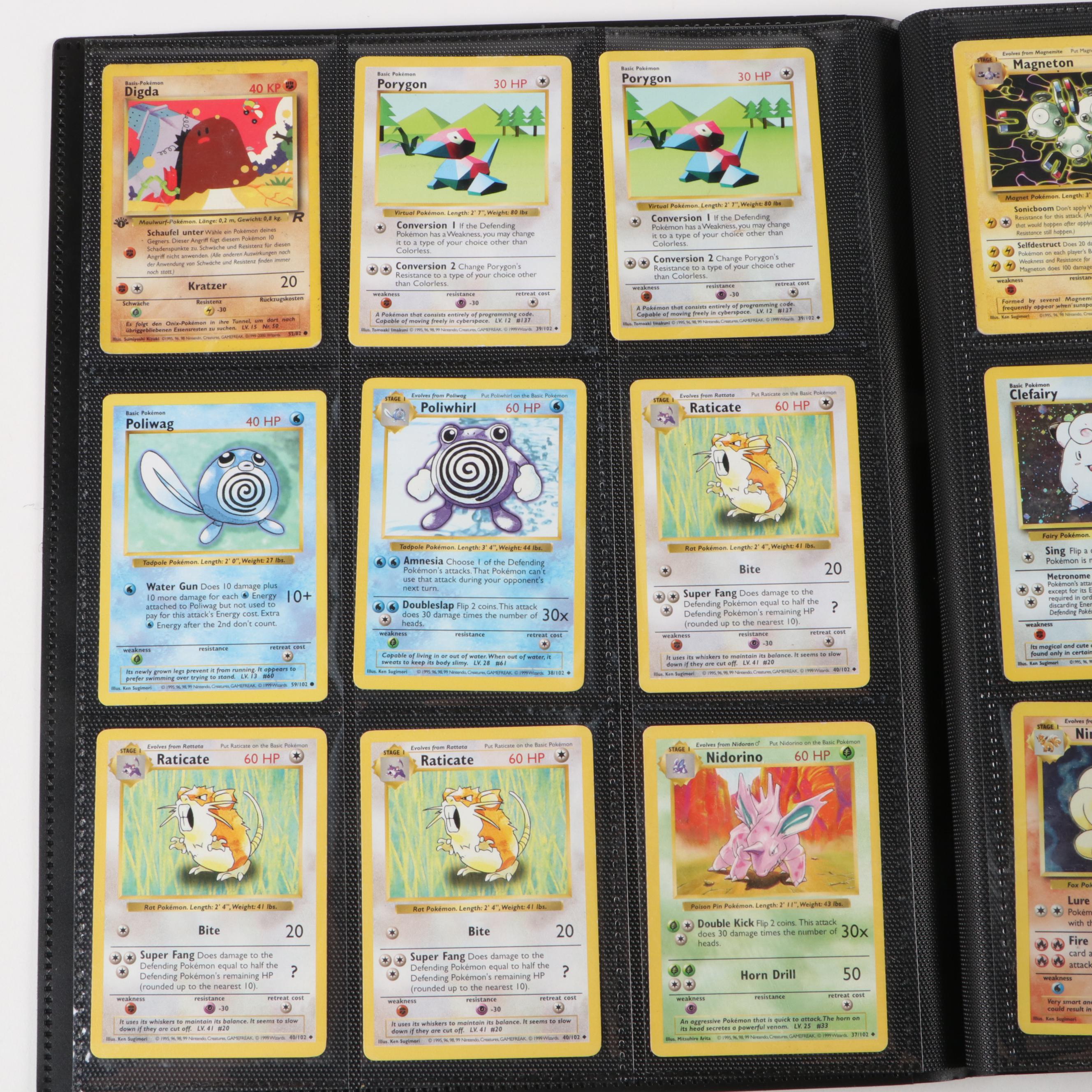 Fossil Set with Other Pokémon Cards, Zaptos, Blastoise, and More, 1990s–2010s