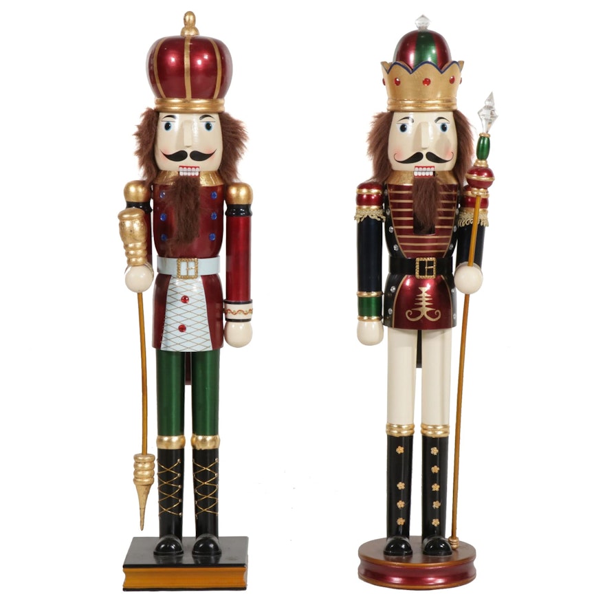 Pair of Large Floor Standing Nutcrackers