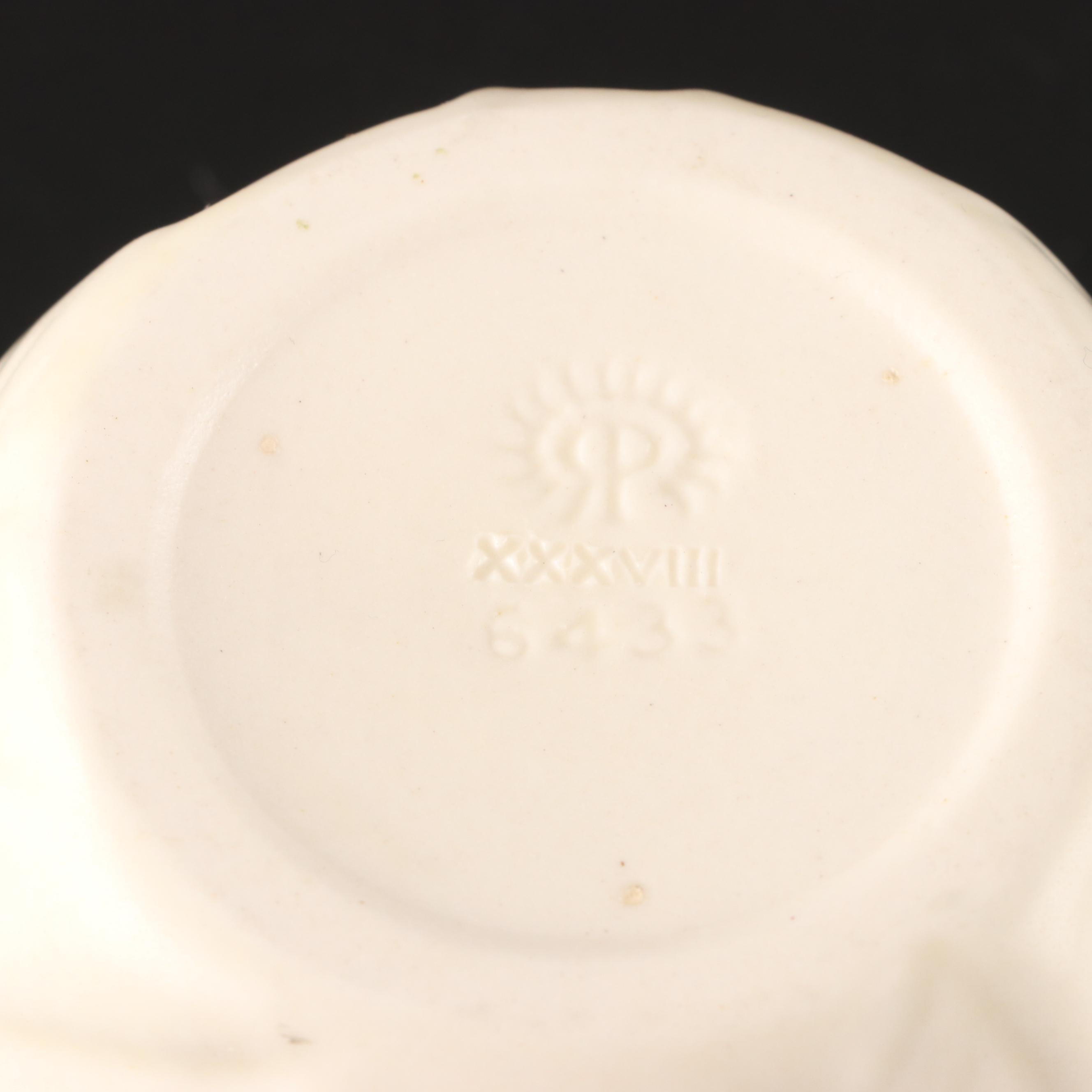 Rookwood Pottery Ivory Glazed Candlesticks and Decorative Bowls, 1930s and 1940s