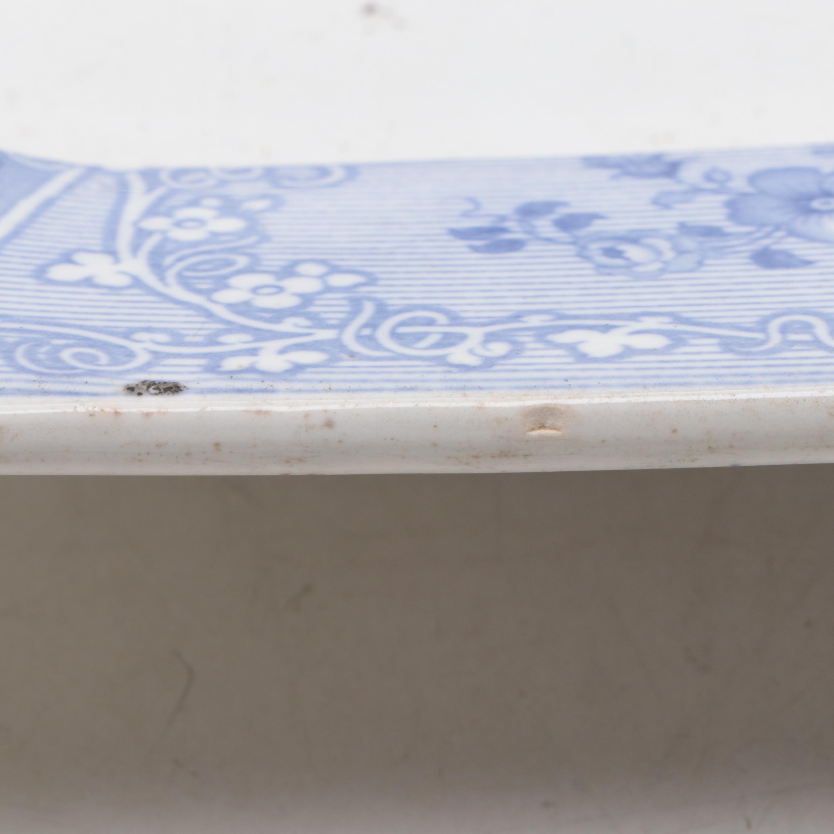 Joseph Heath "Ontario Lake Scenery" Platter and Other Earthenware Plates