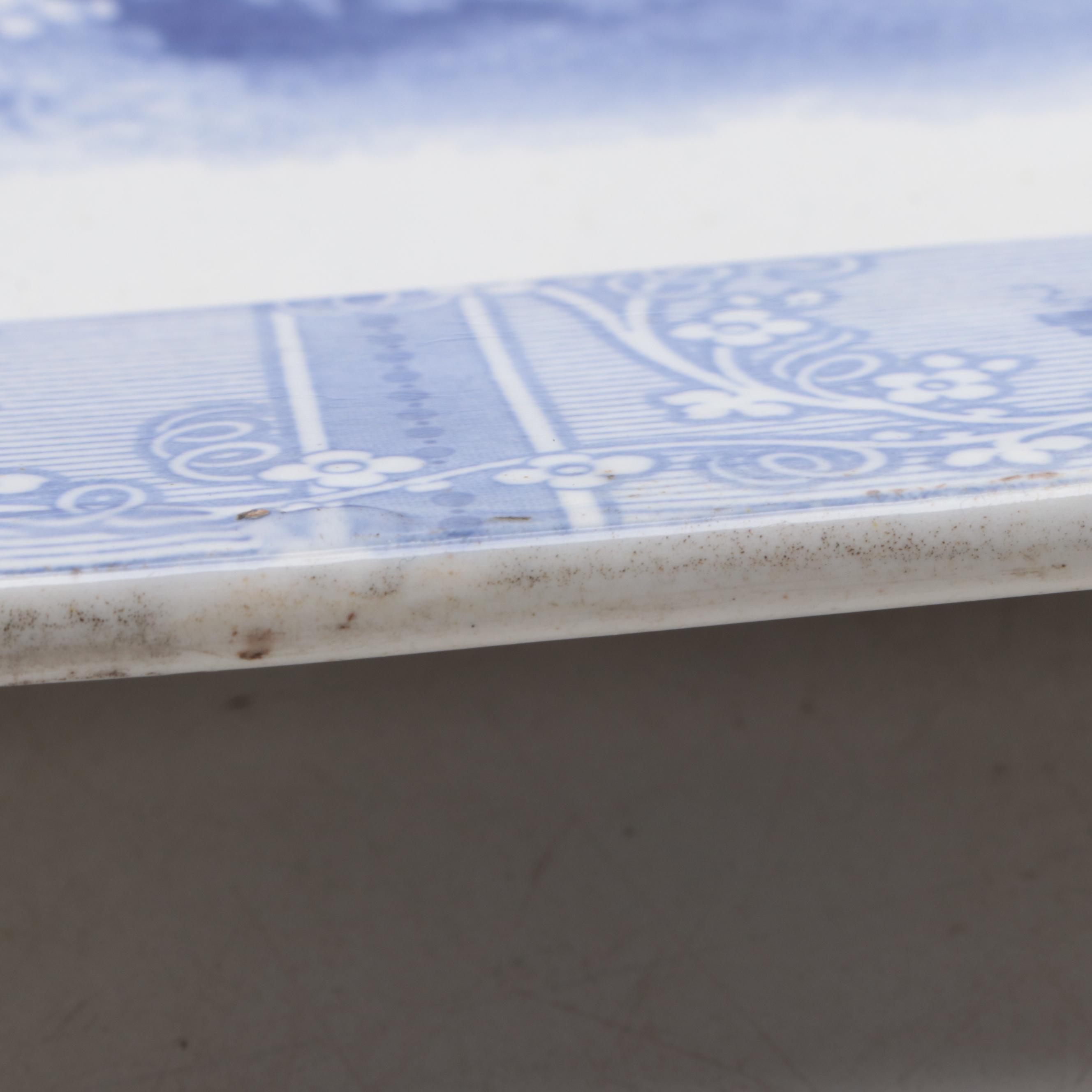 Joseph Heath "Ontario Lake Scenery" Platter and Other Earthenware Plates