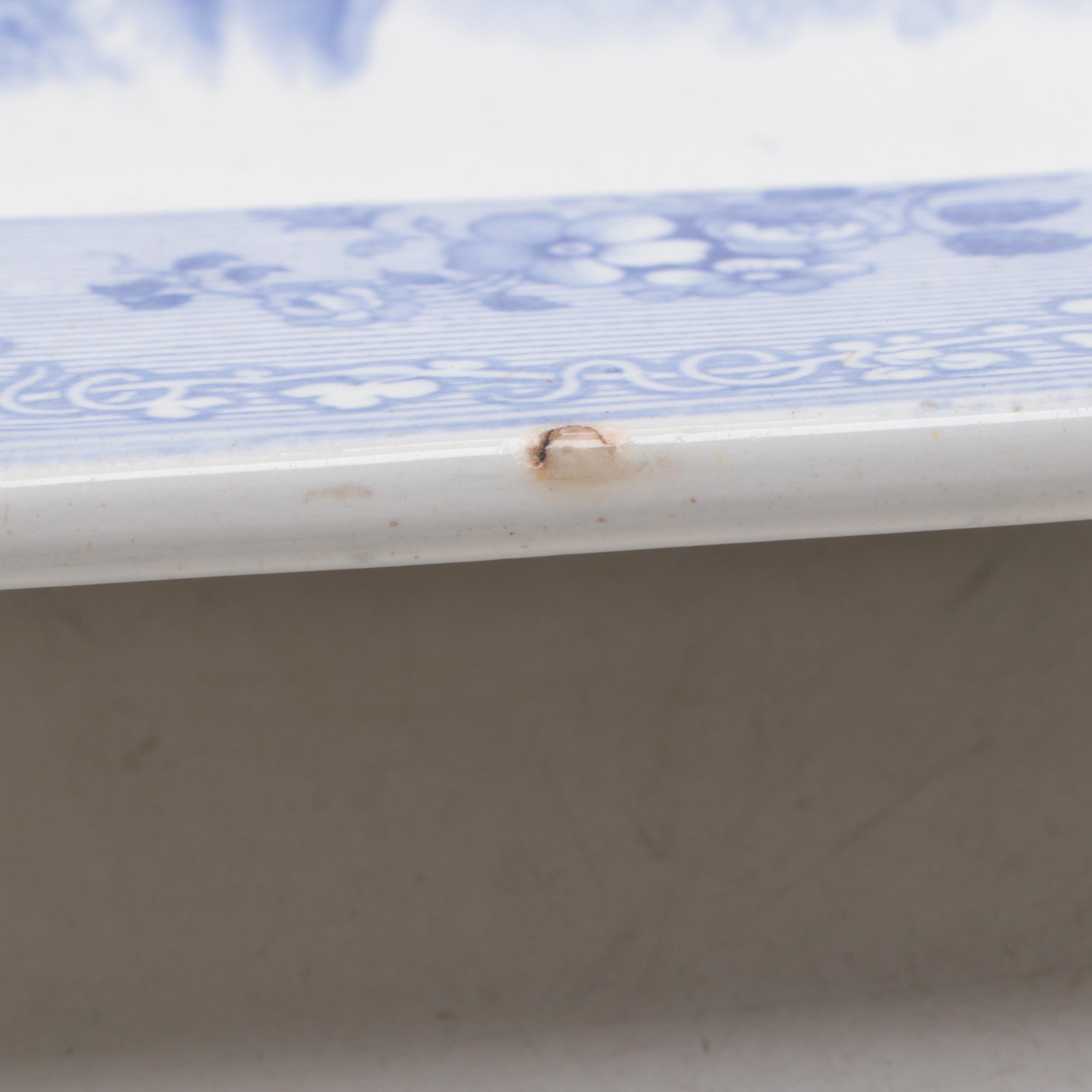 Joseph Heath "Ontario Lake Scenery" Platter and Other Earthenware Plates