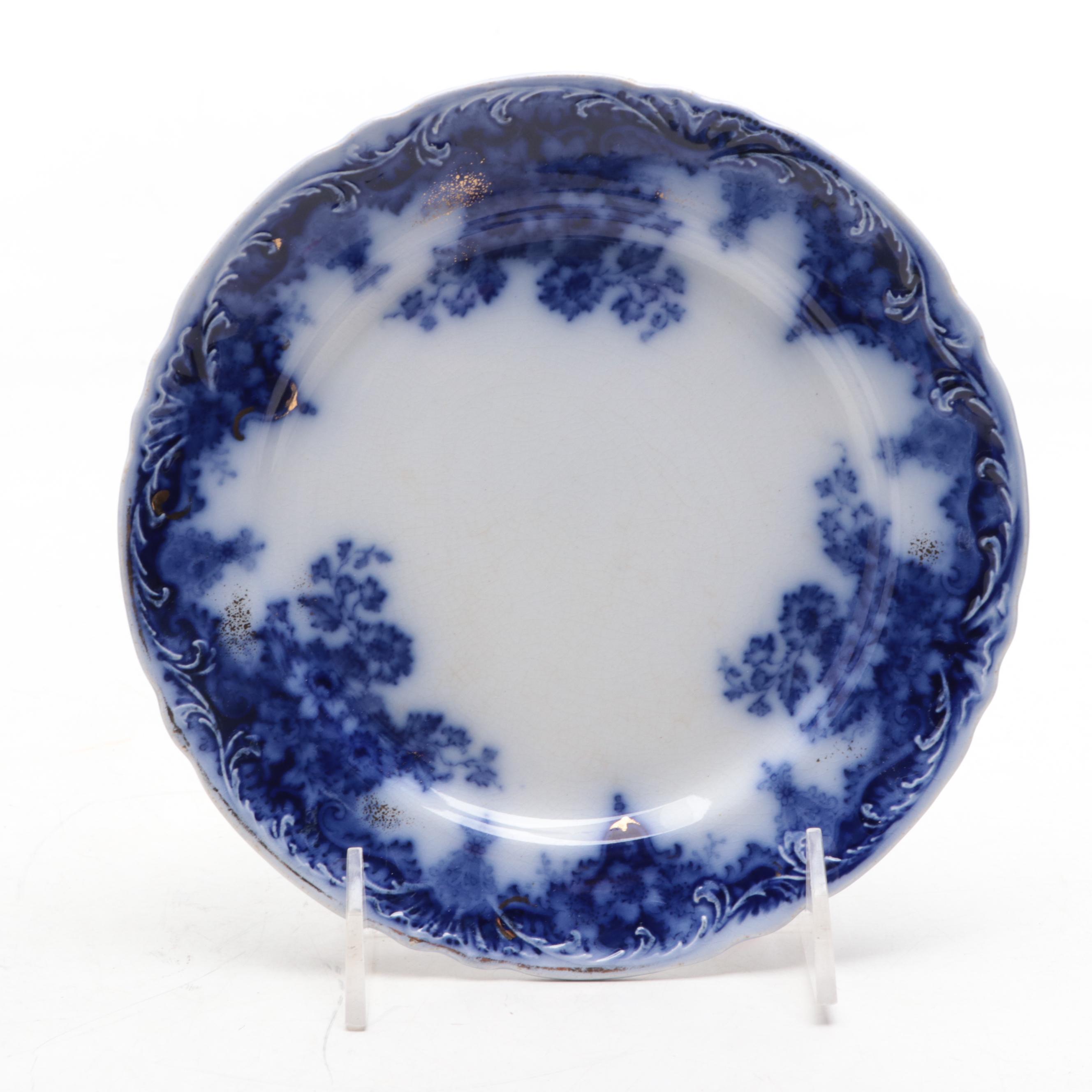 Joseph Heath "Ontario Lake Scenery" Platter and Other Earthenware Plates