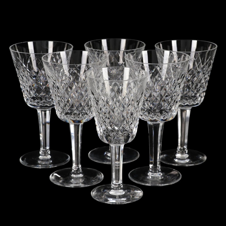 Waterford Crystal "Alana" Clarets and White Wine Glass, 1952-2022