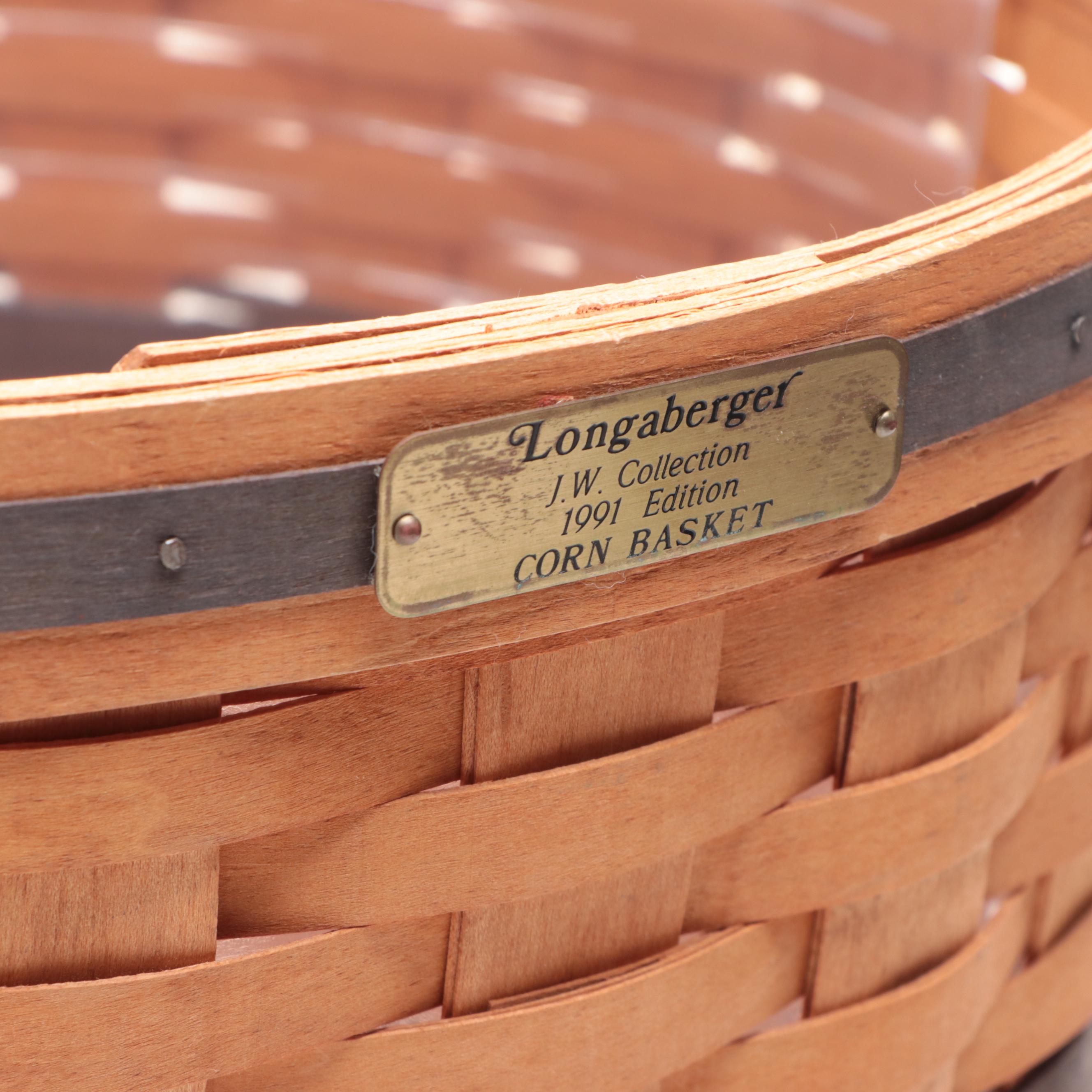 Longaberger Handmade Woven Maple Baskets