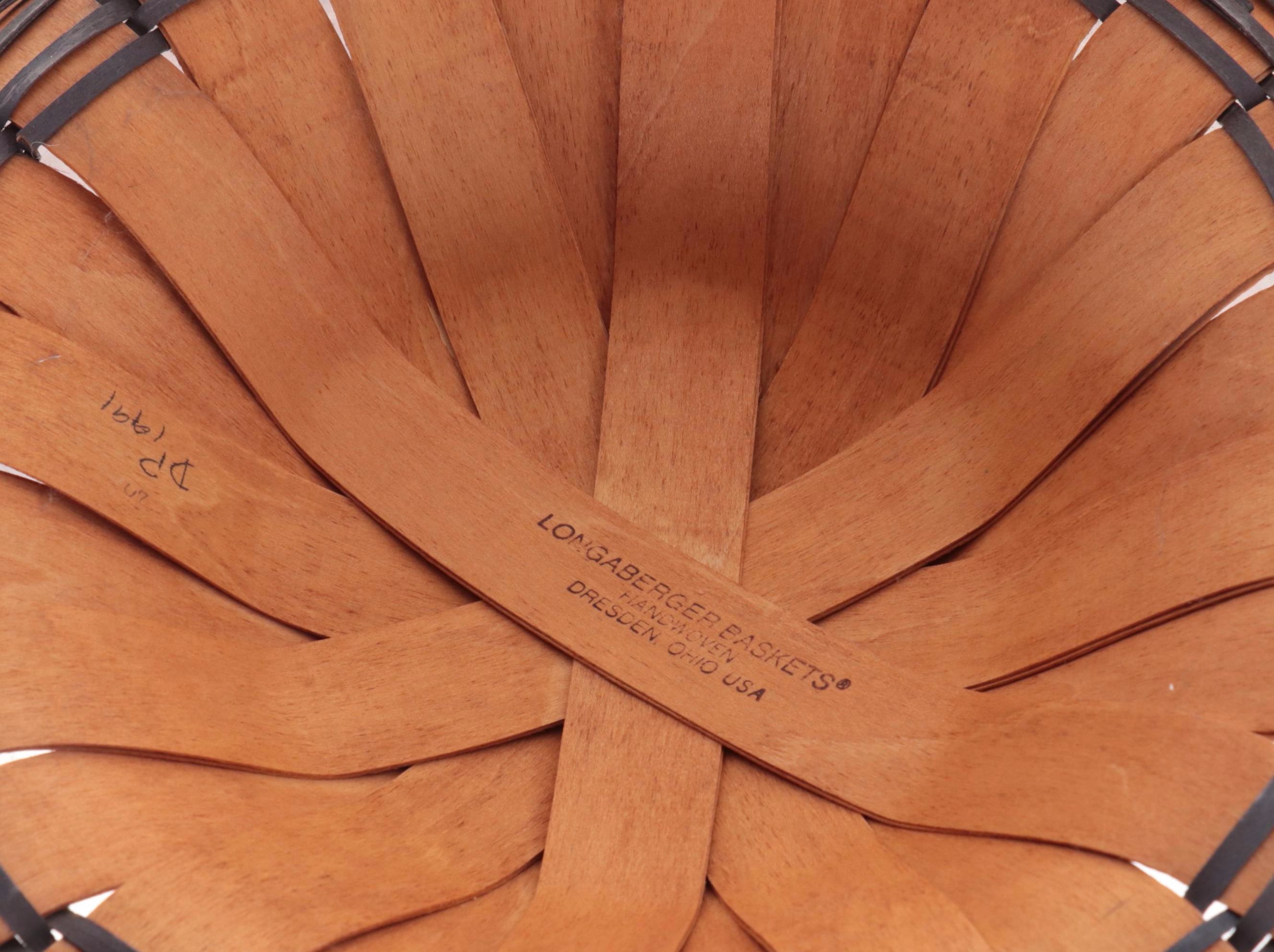 Longaberger Handmade Woven Maple Baskets