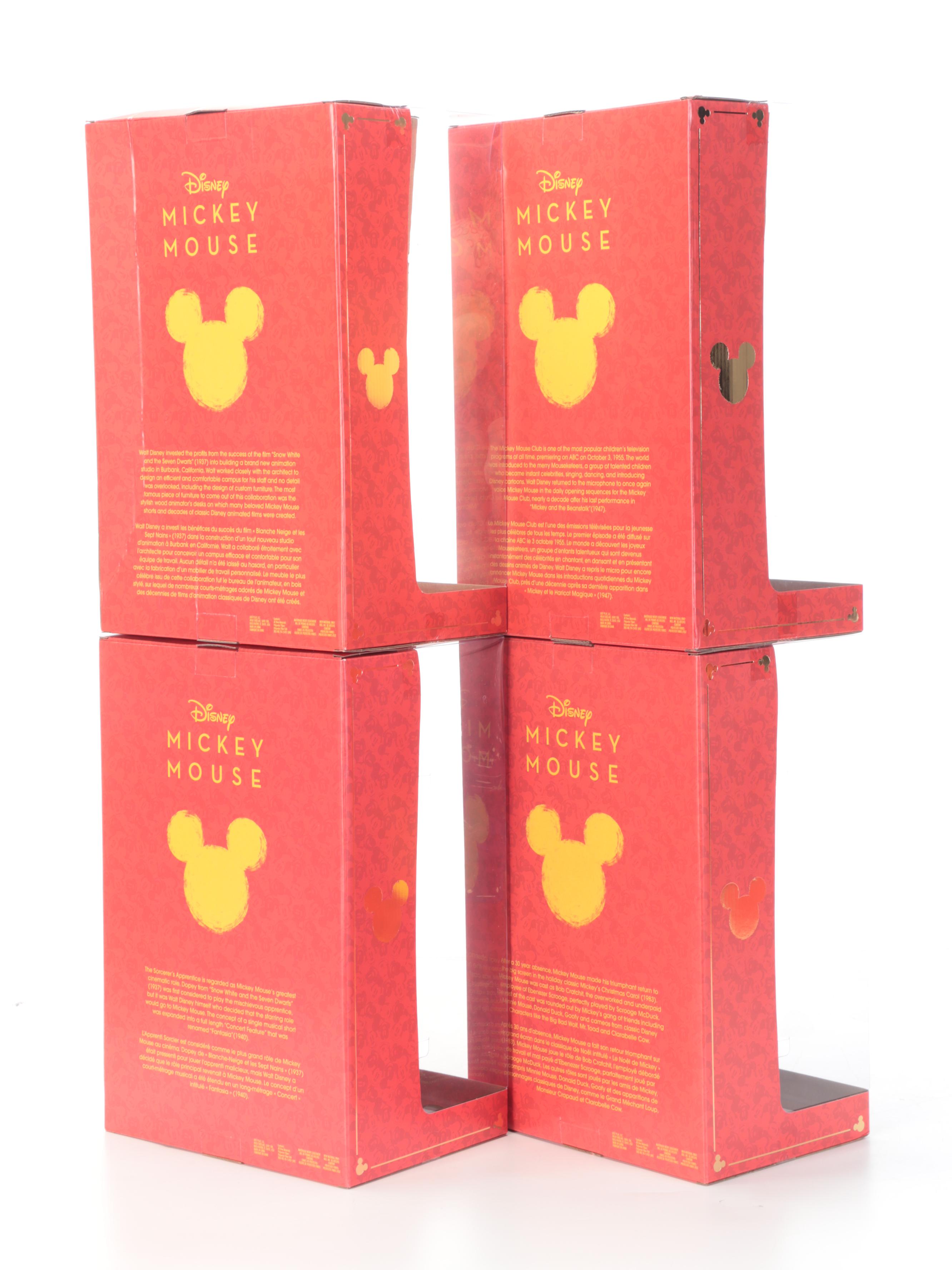 Disney Limited Edition Mickey Mouse "Year of the Mouse" Collection Plush Figures