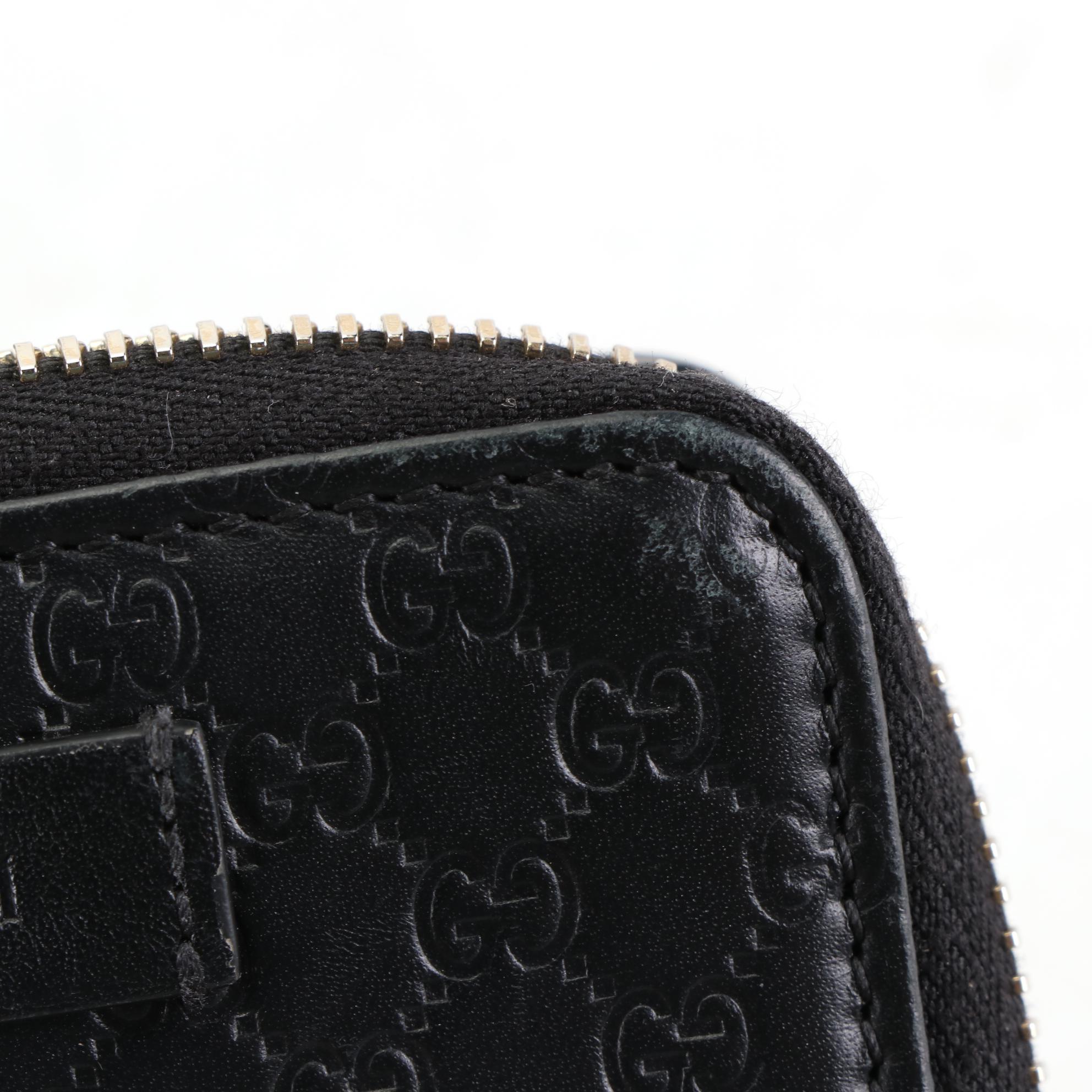 Gucci Wallet in Black Microguccissima Leather