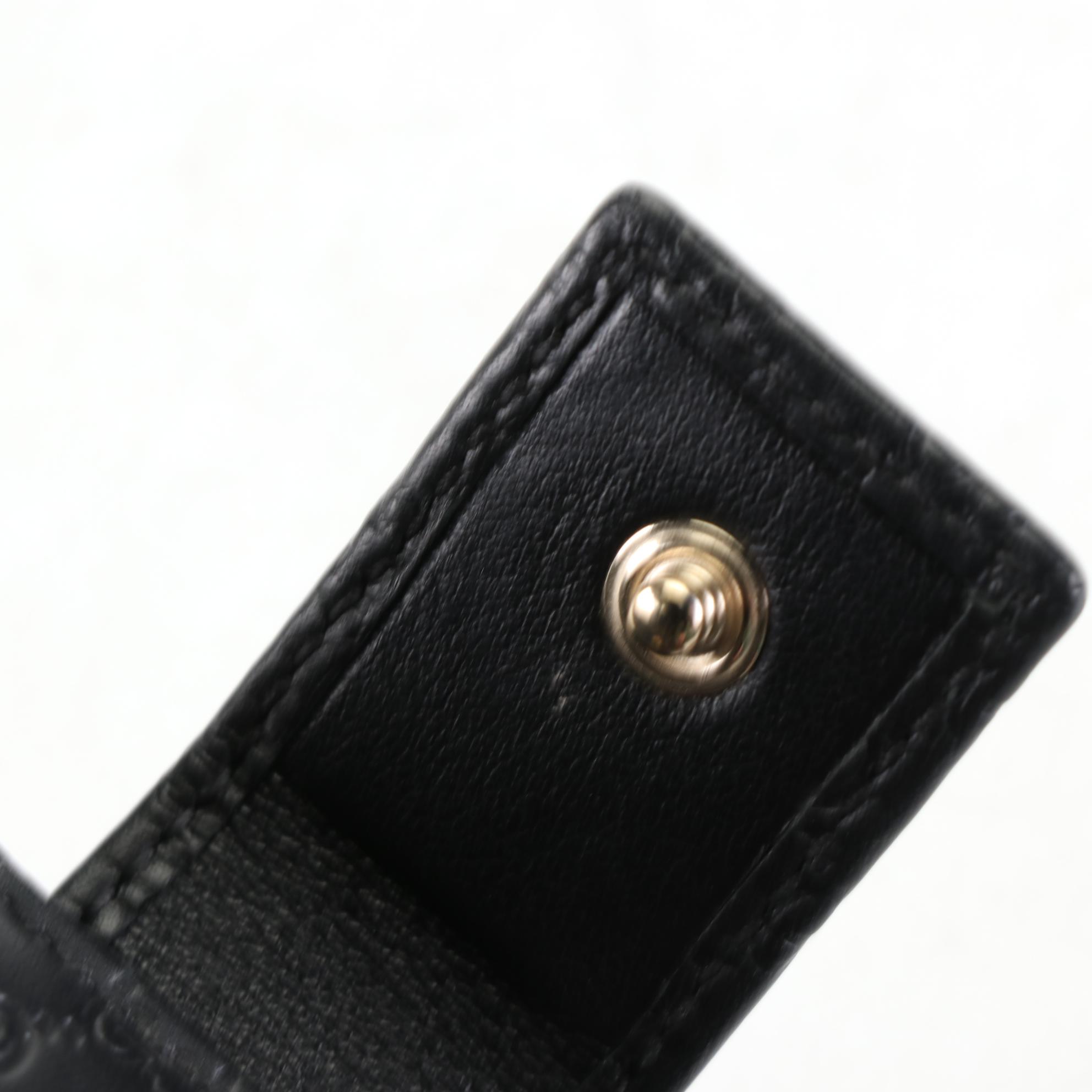 Gucci Wallet in Black Microguccissima Leather