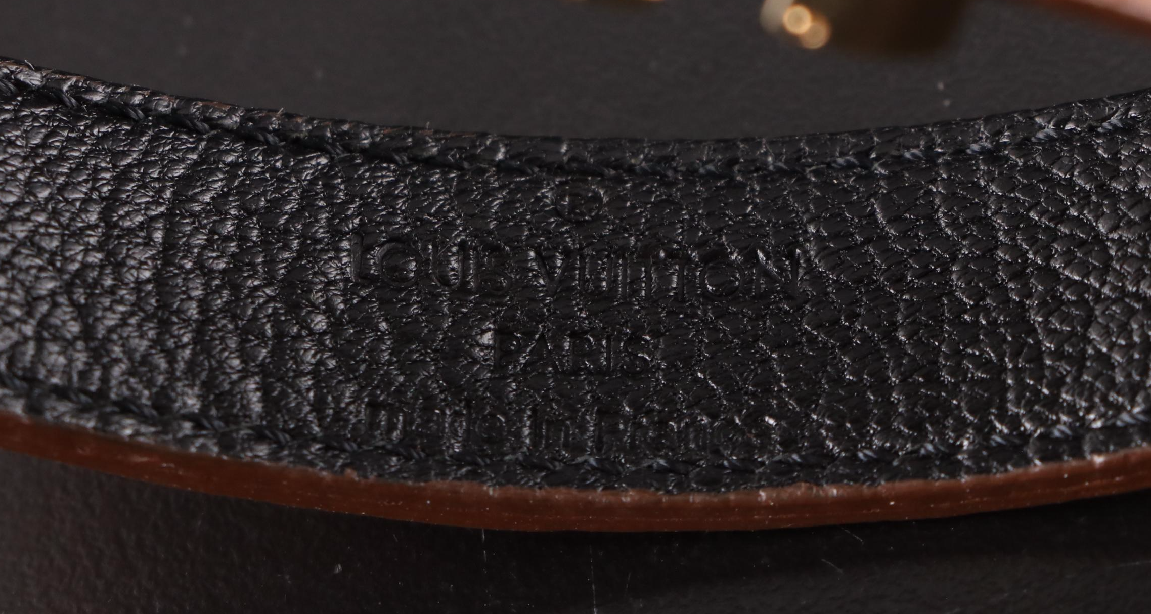 Louis Vuitton "Good Luck" Bracelet in Ostrich Leather