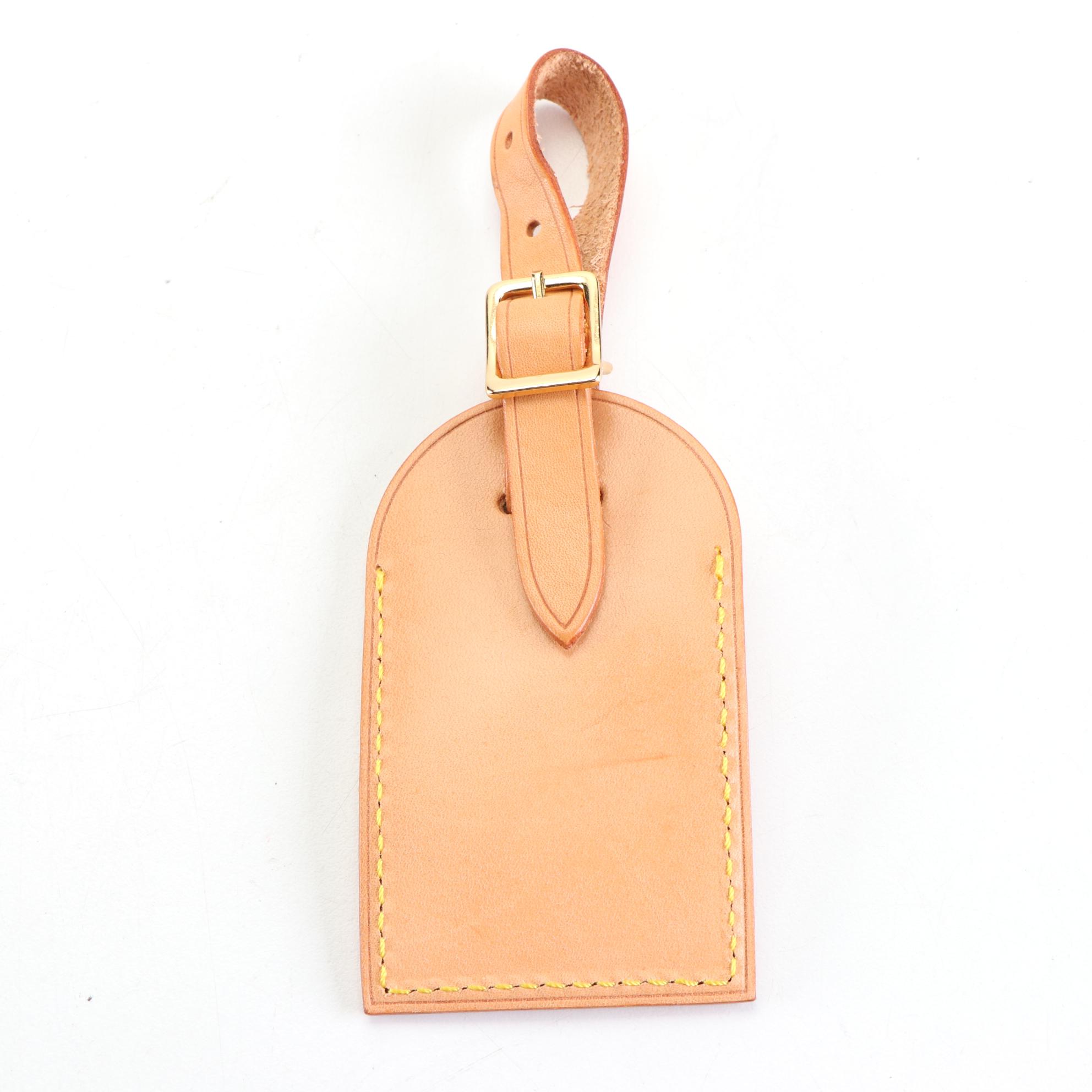 Louis Vuitton Luggage Tag in Vachetta Leather