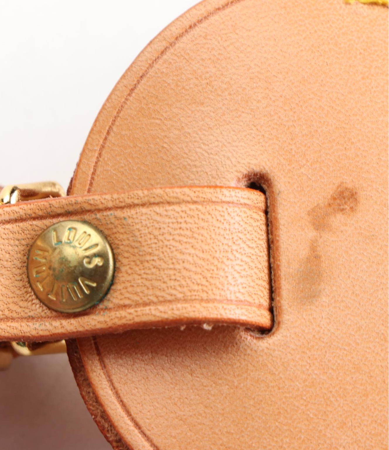 Louis Vuitton Luggage Tag in Vachetta Leather