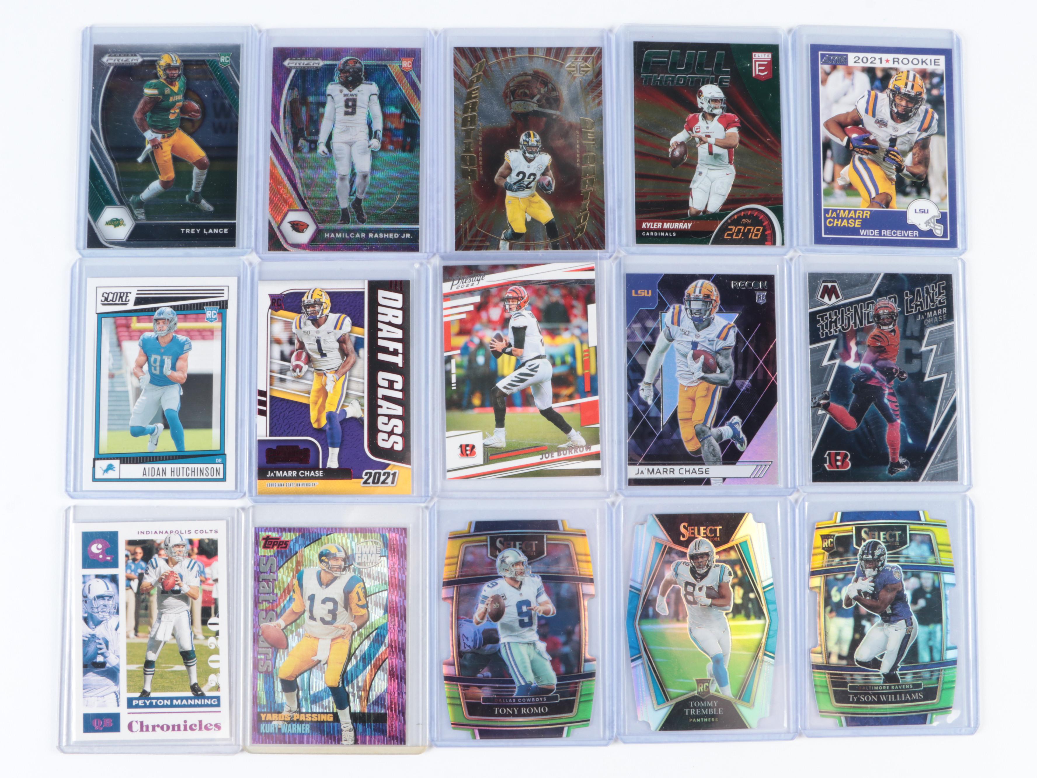 Donruss Optic and More Football Cards, with Joe Burrow and More, 1990s–2020s